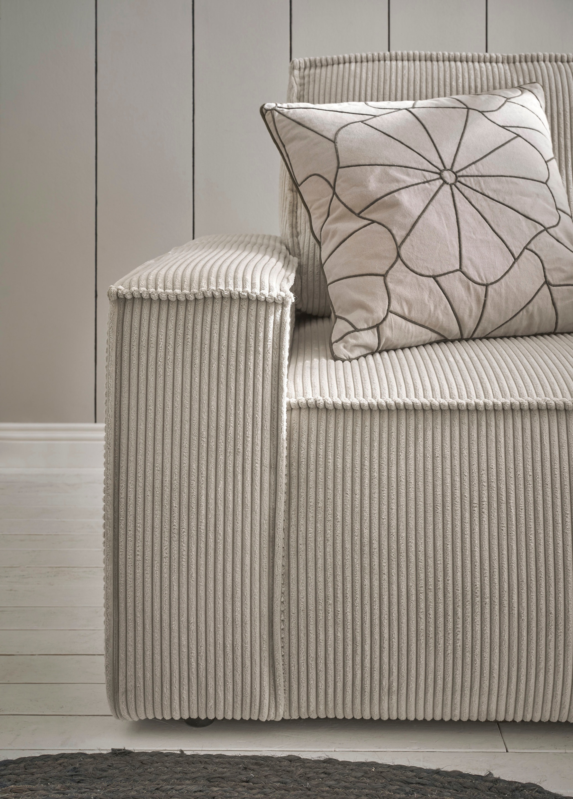 Home affaire Sessel »SHERWOOD«, Loveseat und Hocker im Set, passend zur Polster-Serie SHERWOOD