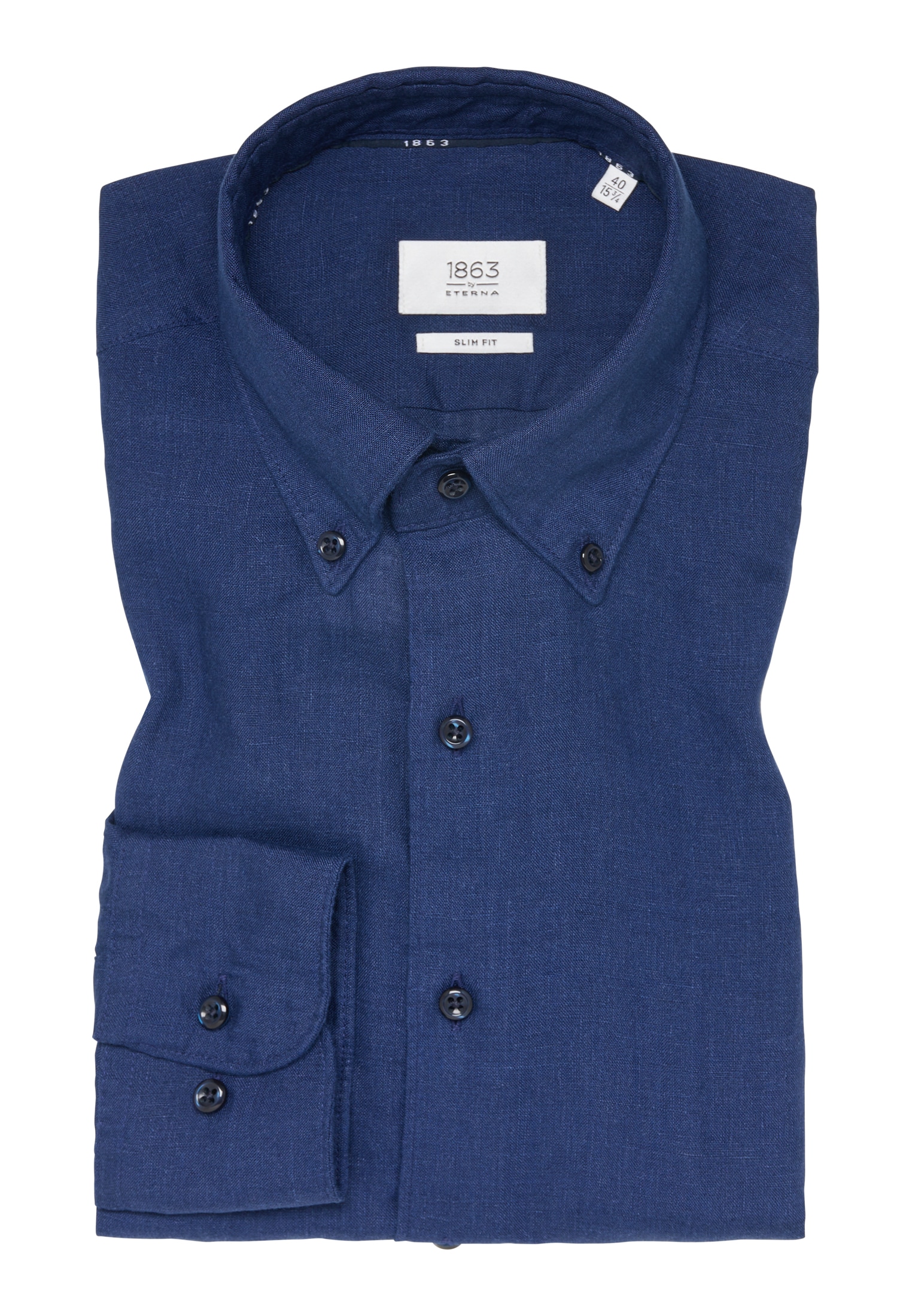 Eterna Langarmhemd »SLIM FIT«, EASY IRON (bügelleicht)