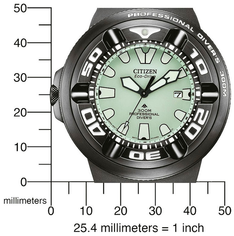 Citizen Taucheruhr »Promaster Professional Diver 300«, Armbanduhr, Herrenuhr, Solar, bis 30 bar wasserdicht, Datum