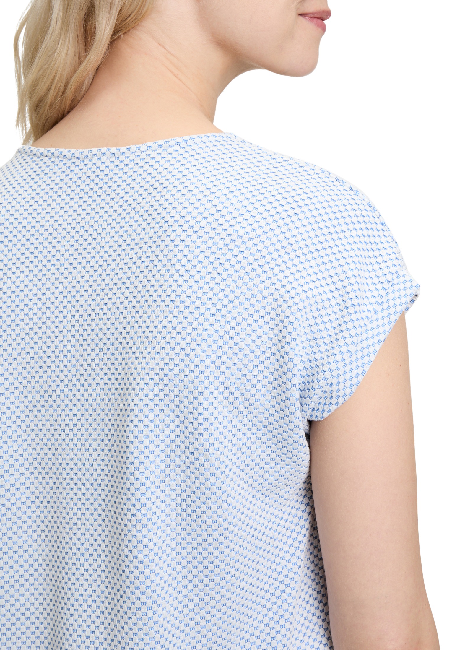 Betty&Co Kurzarmshirt »Strukturshirt mit Gummizug«
