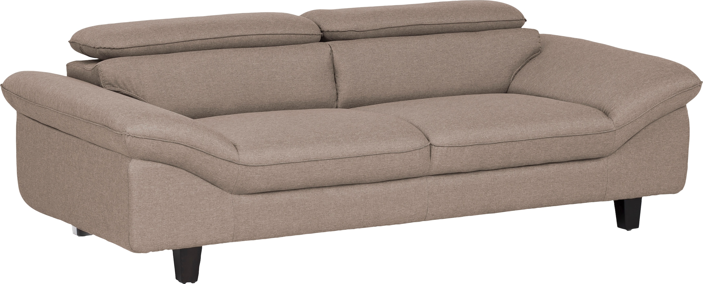 Home affaire 3-Sitzer »Pilot«, Big-Sofa mit Kopfteilverstellung