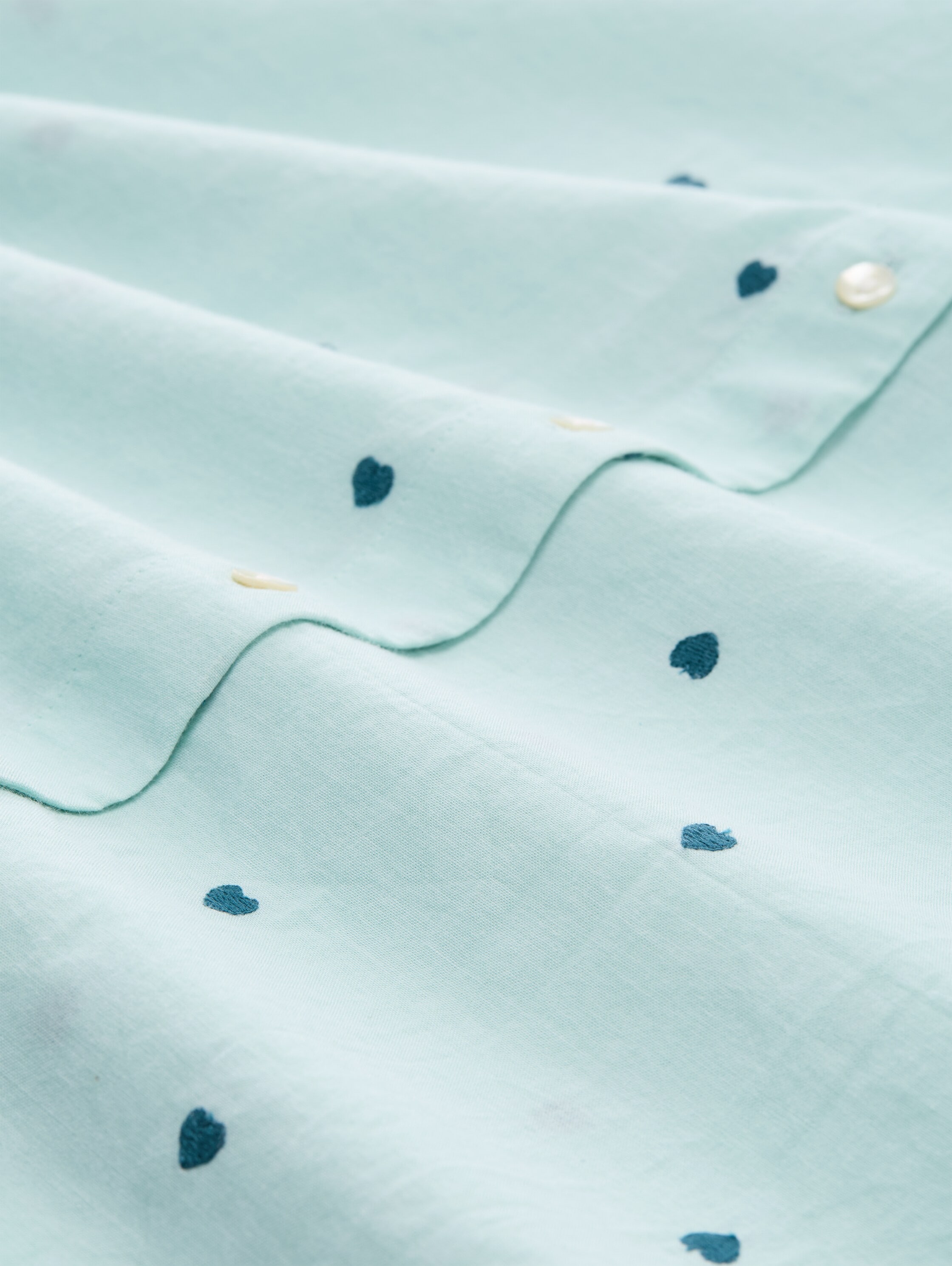 TOM TAILOR Klassische Bluse mit All-Over Print