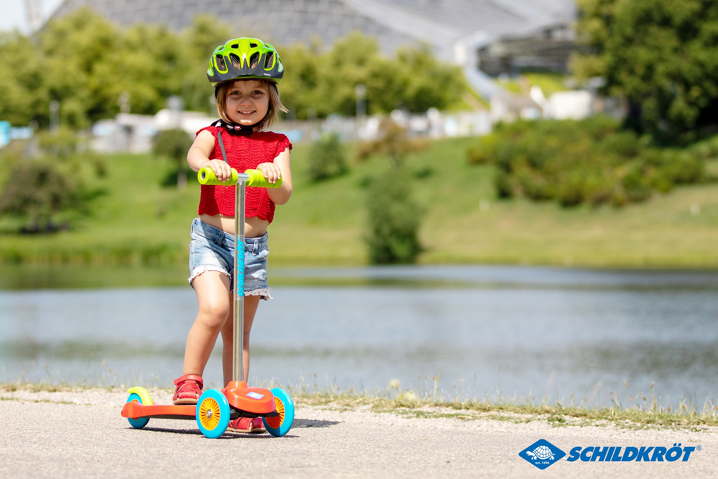 Schildkröt Miniscooter »Kids Scooter LITTLE1 red«