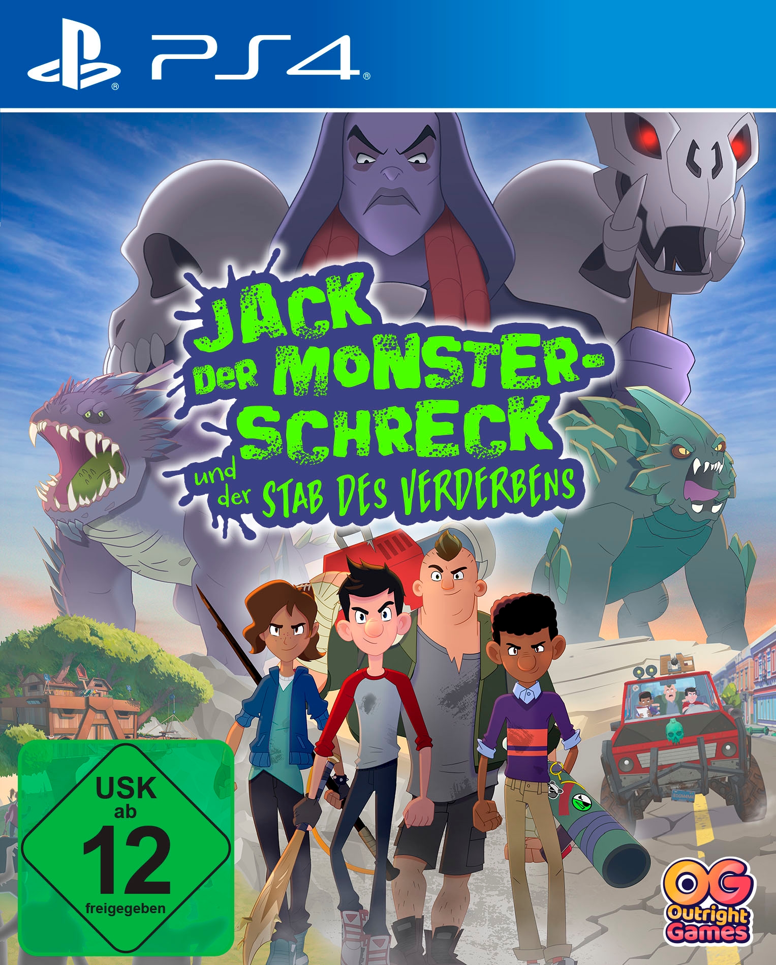 Monsterschreck PlayStation Outright Kids on (The Earth)«, bei Last der Spielesoftware »Jack, Games 4