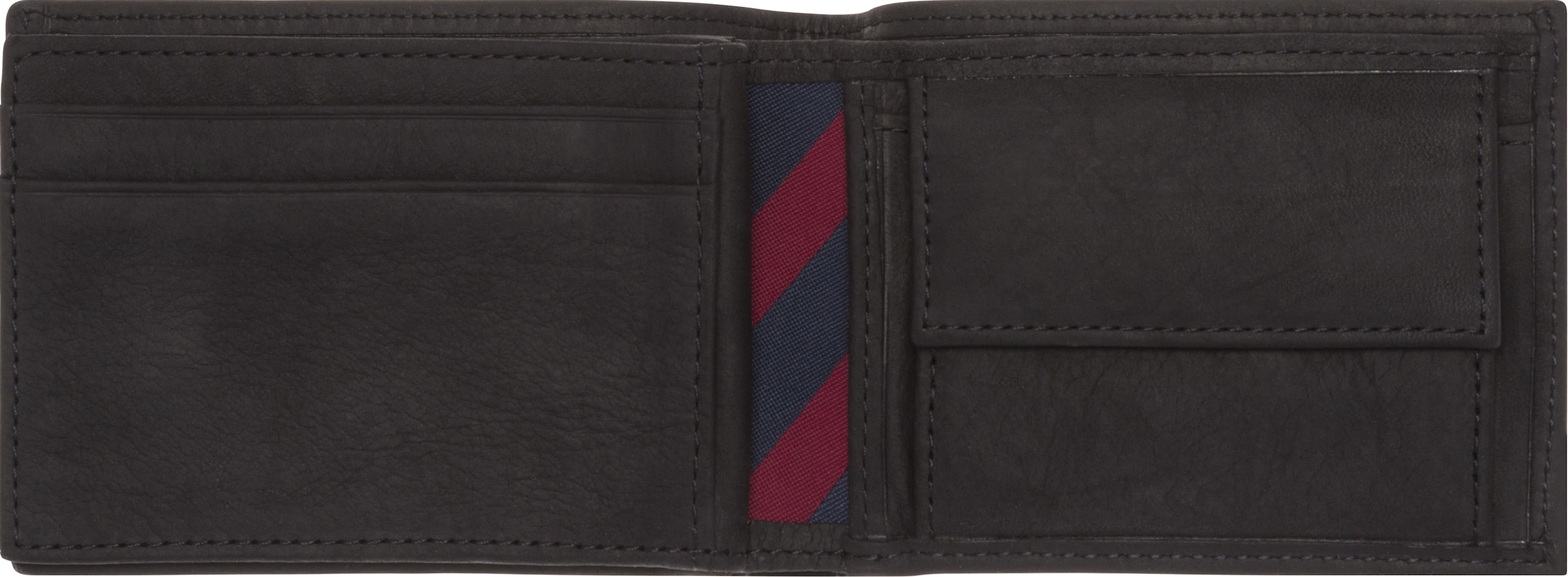 Tommy Hilfiger Geldbörse »JOHNSON MINI CC FLAP COIN POCKET«, aus hochwertigem Leder