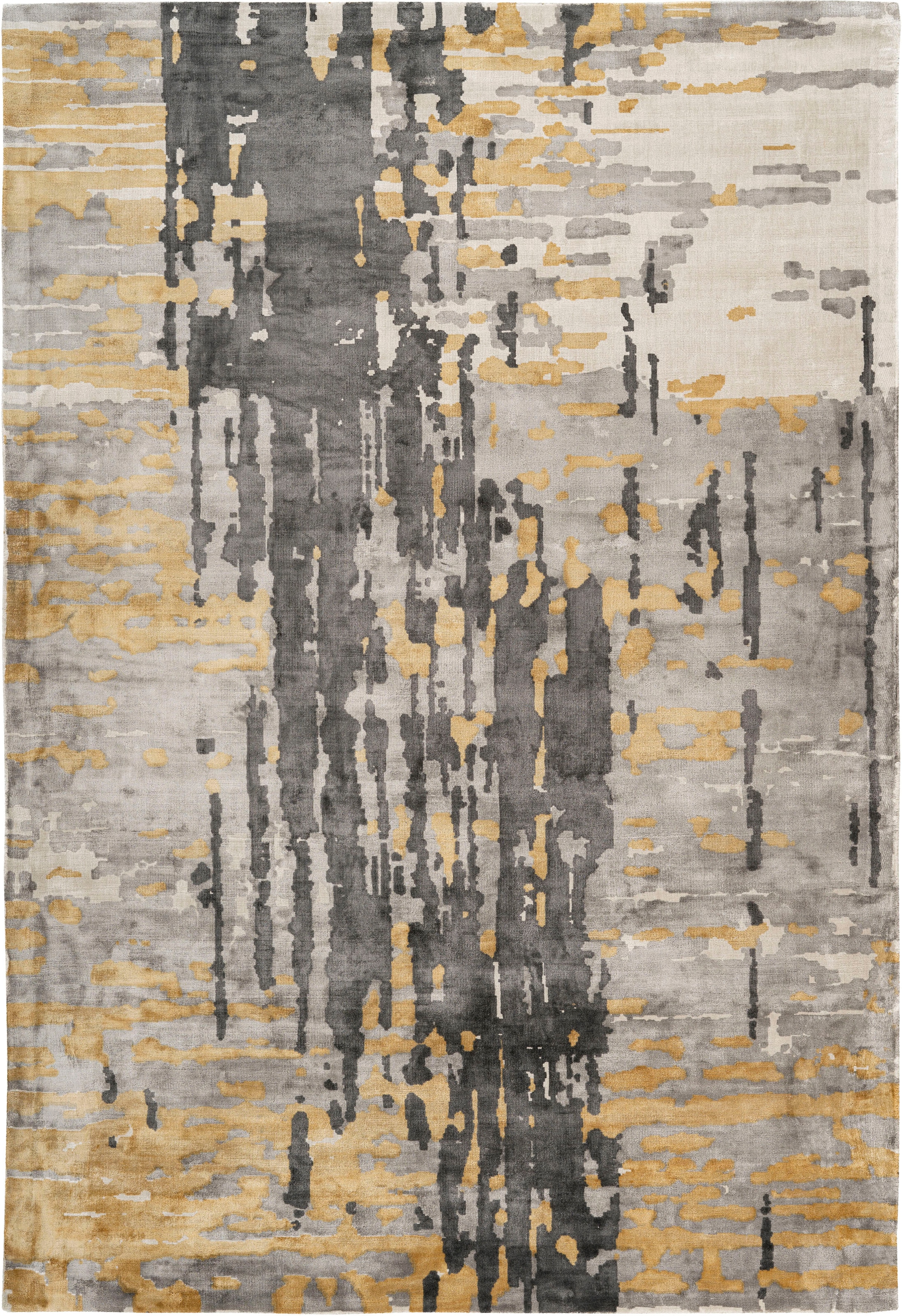 Padiro Teppich »Sinai 225« rechteckig 11 mm Höhe Viskose, weich, Retro Look, Wohnzimmer