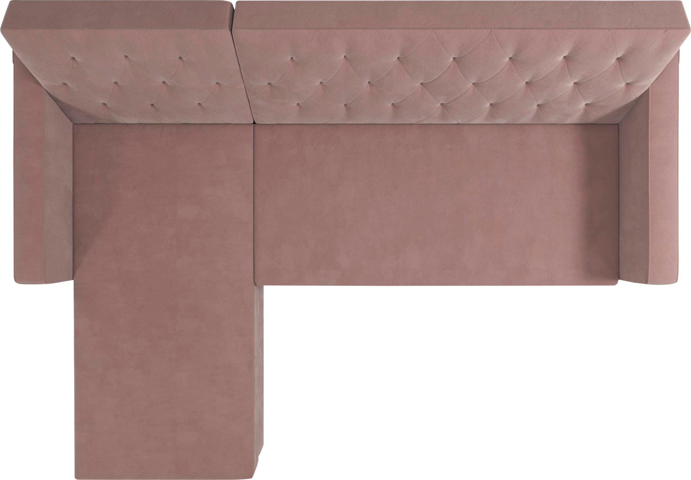 CosmoLiving by Cosmopolitan Ecksofa »Liberty, L-Form,« mit Schlafffunktion, Recamiere beidseitig montierbar, Sitzhöhe 43 cm