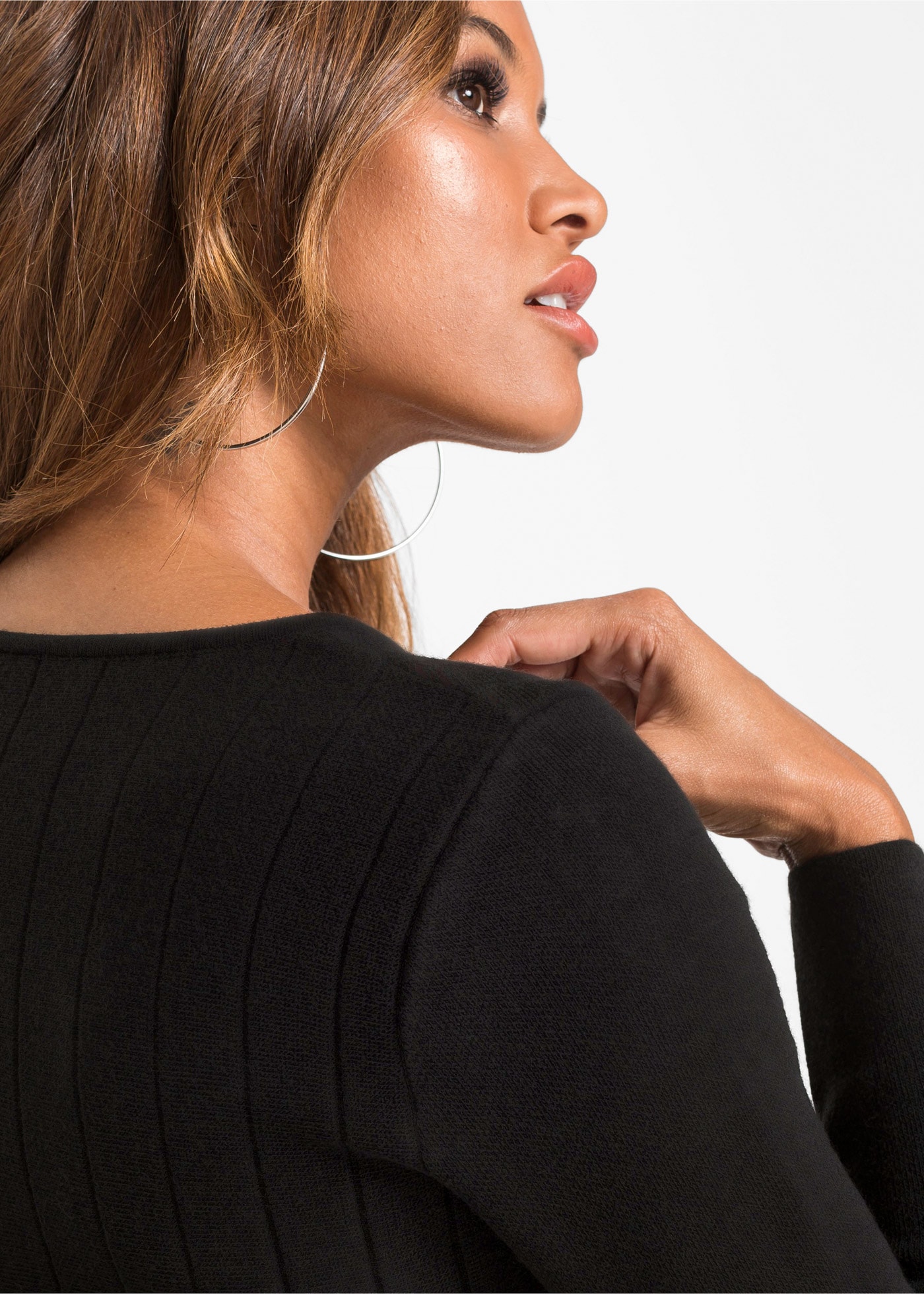 bonprix Strickkleid »Strickkleid mit Karos« Strickkleid mit Karos