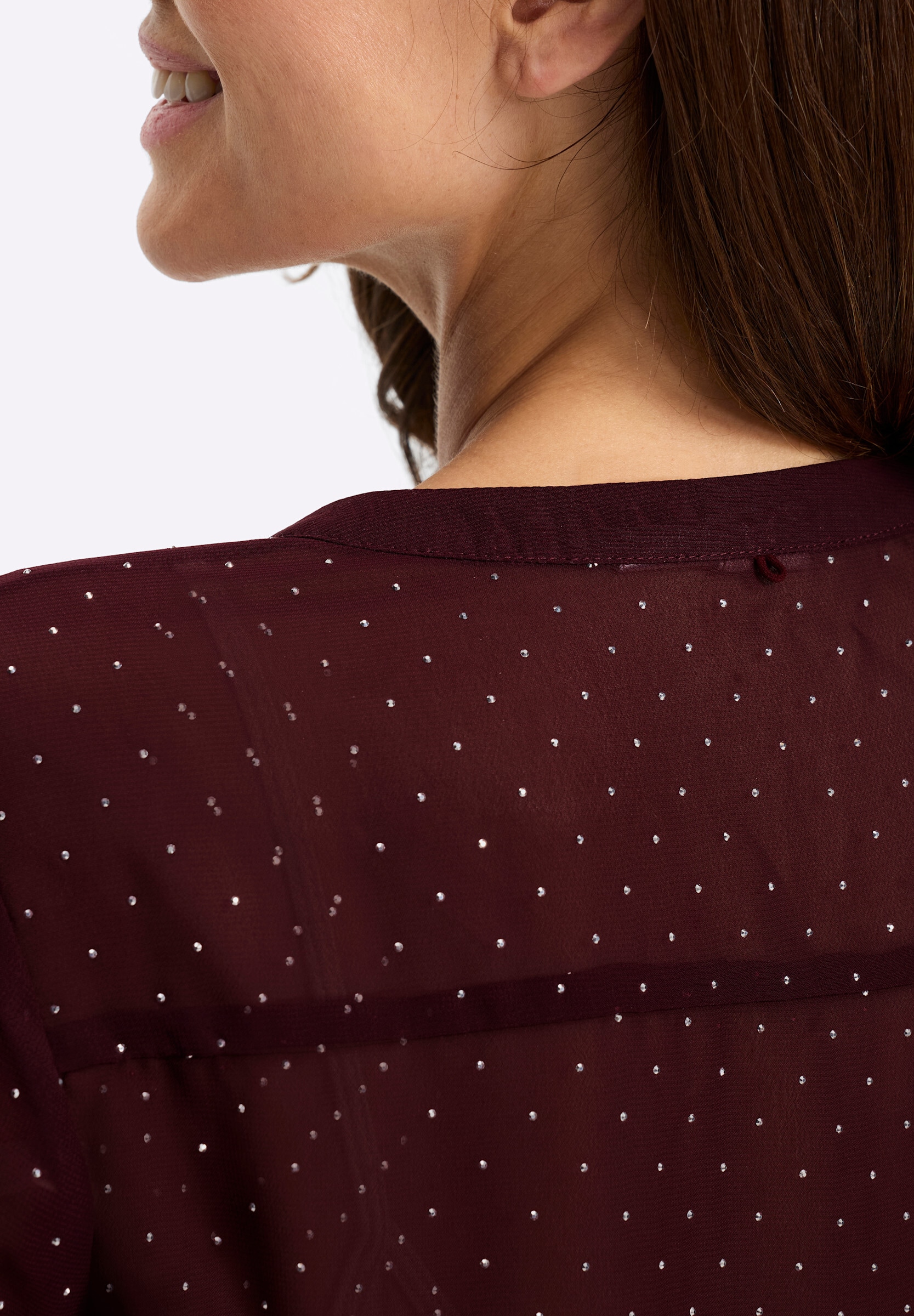 heine Klassische Bluse »Bluse Georgettebluse mit abnehmbarer Schluppe«