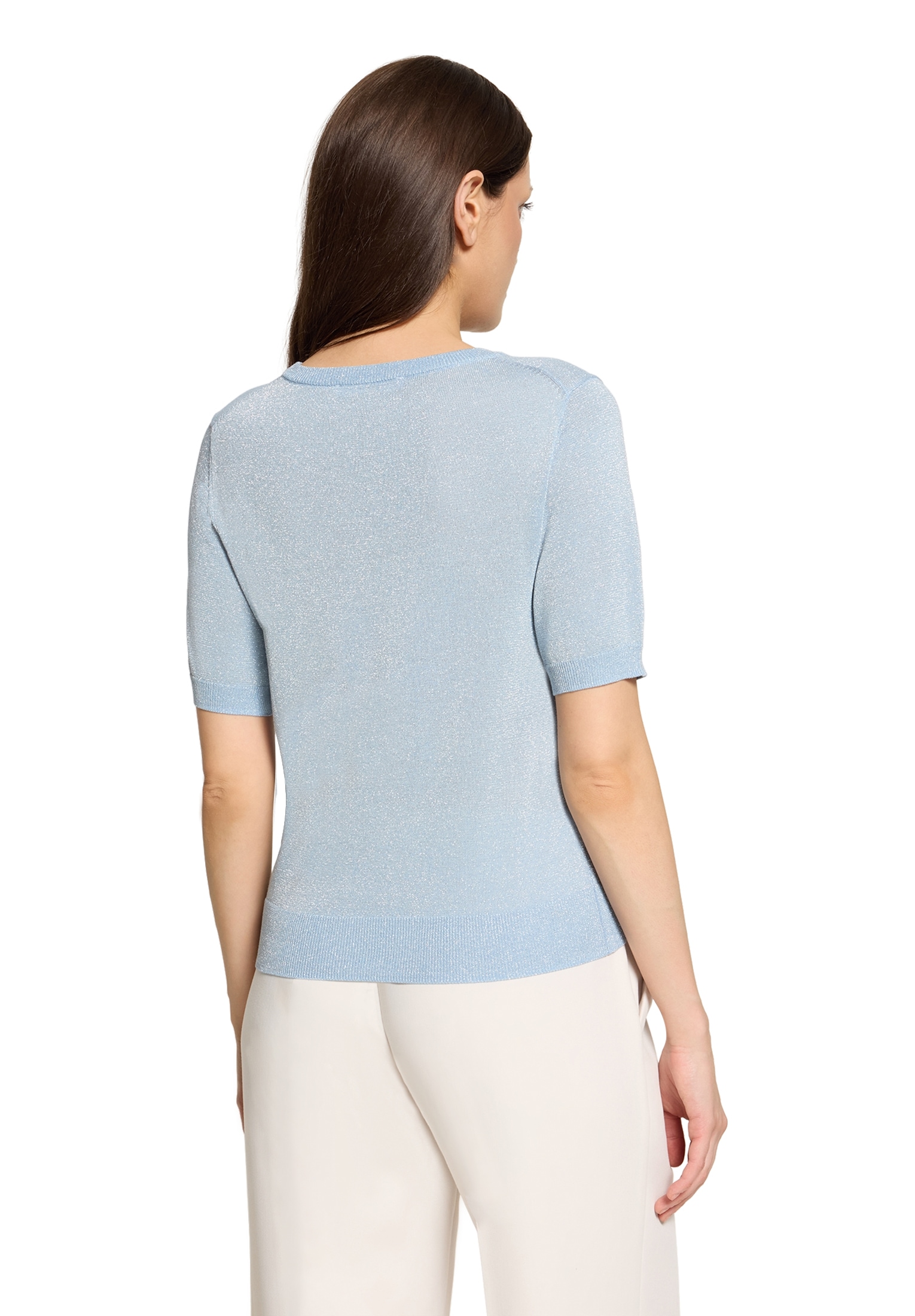 Betty&Co Rundhalspullover »Feinstrickpullover mit Lurexfaden«