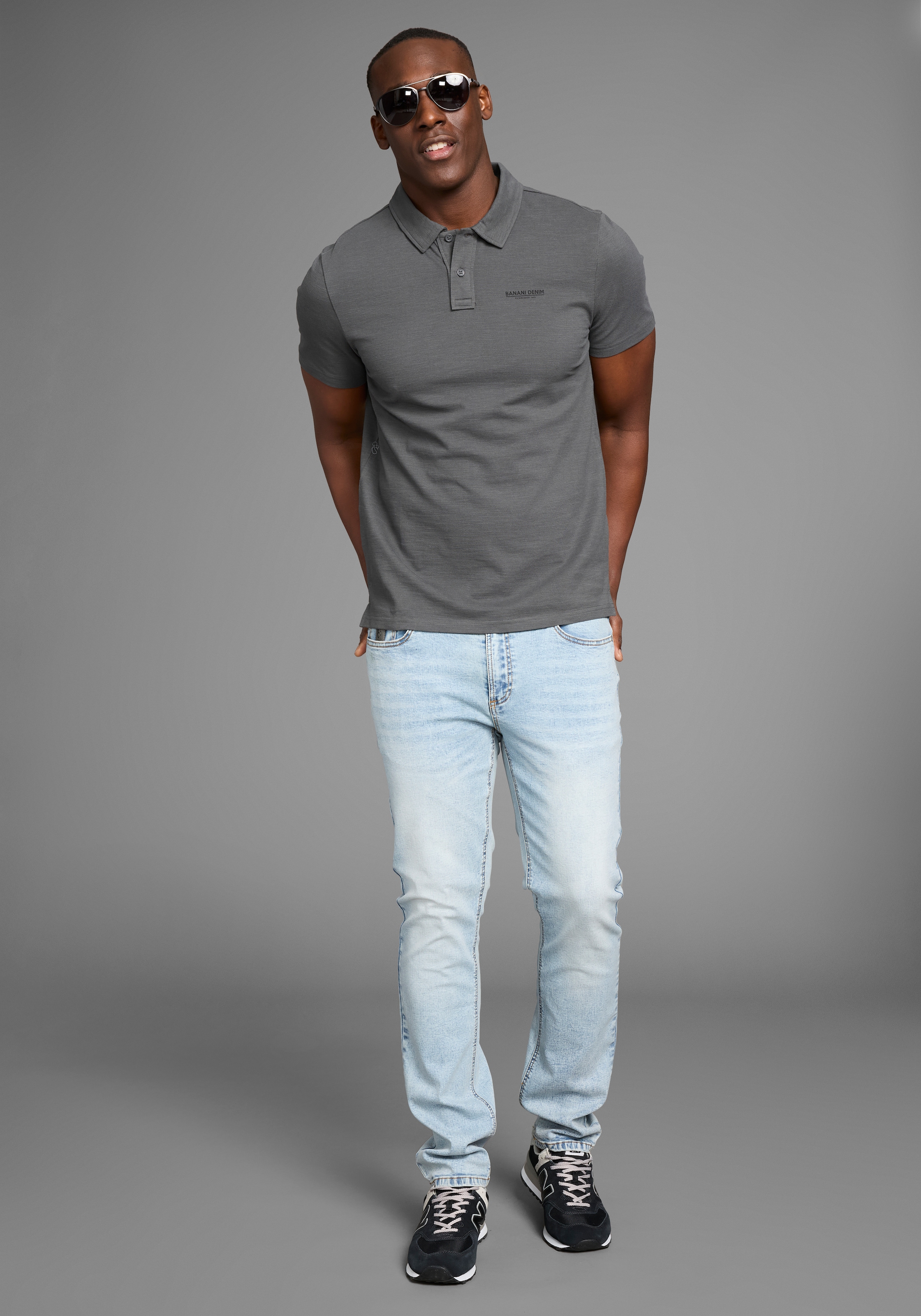 Bruno Banani Poloshirt, Poloshirt in schmaler Passform
