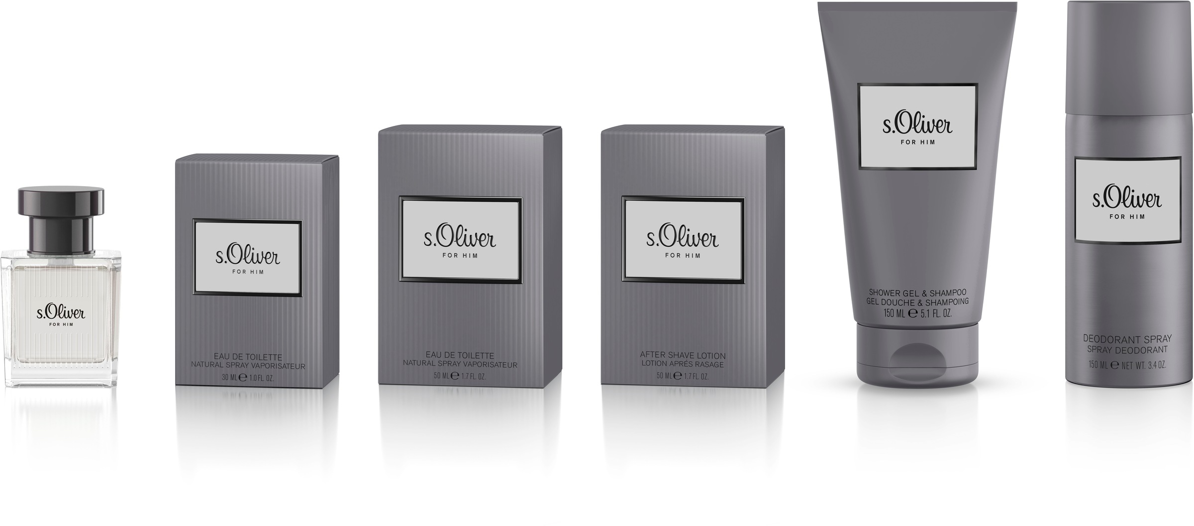 s.Oliver Eau de Toilette »s.Oliver For Him EDT NATURAL SPRAY 50 ML«, (Packung, 1 tlg.)