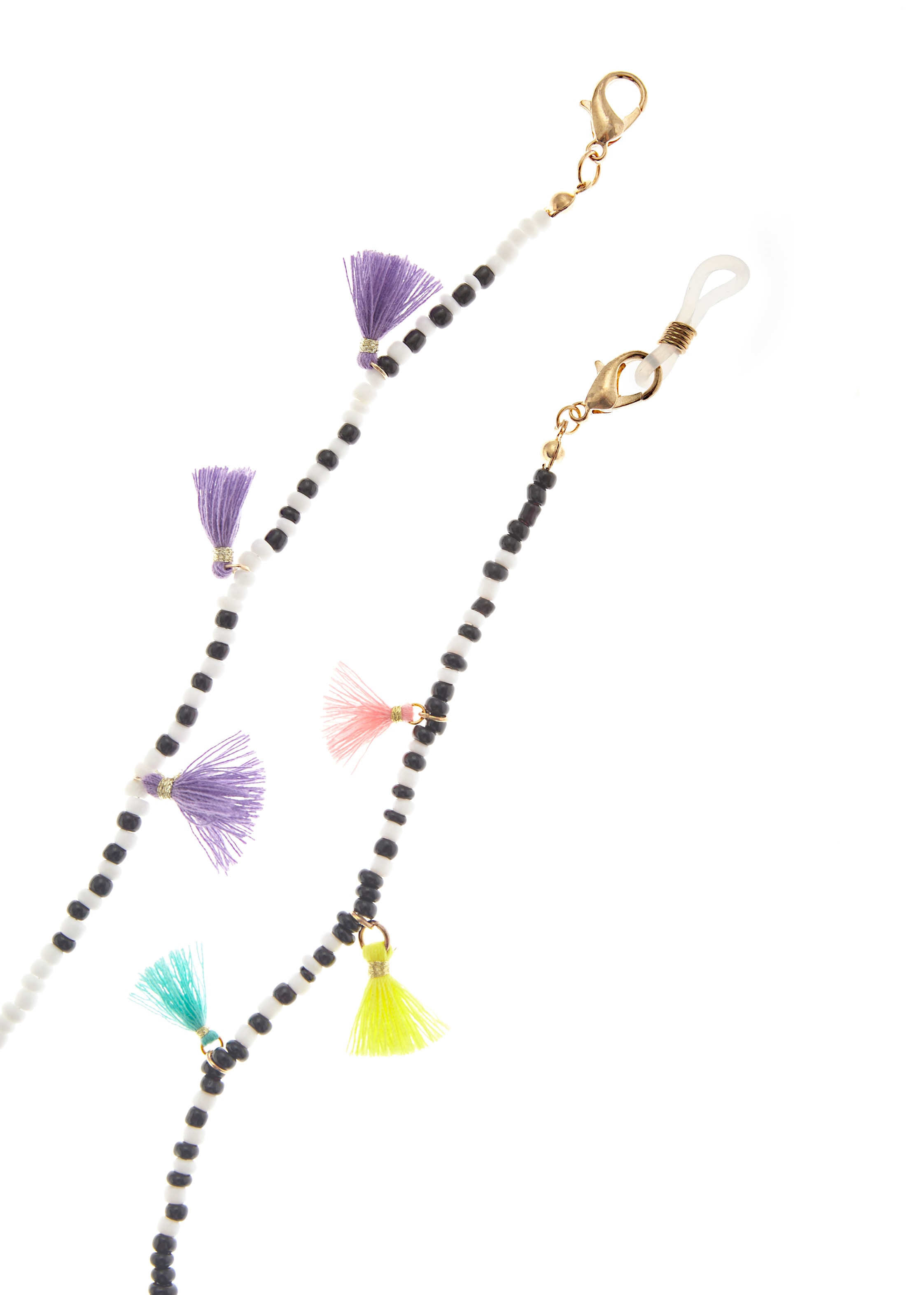 LASCANA Brillenkette »Brillenband mit kleinen Tasseln im 2er Set«, (2 St.), Perfekt zu Brille oder Sonnenbrille oder als Maskenkette