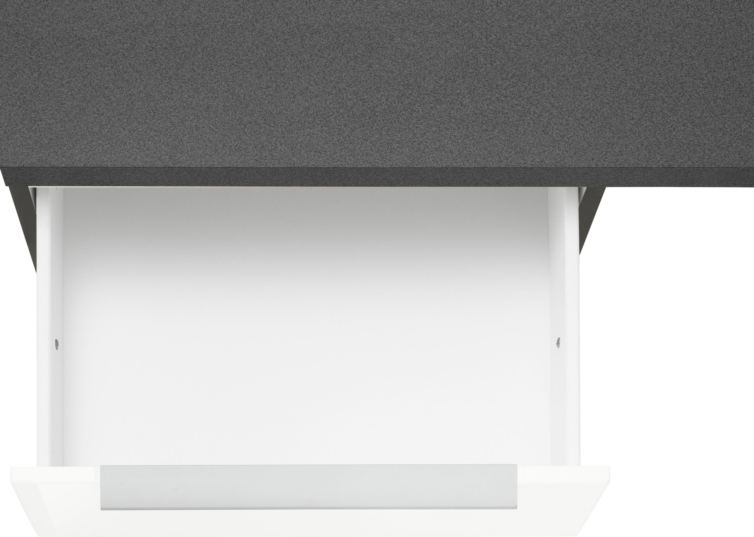 KOCHSTATION Küchenzeile »KS-Brindisi« Breite 220 cm, wahlweise mit E-Geräten, mit MDF-Fronten und Regal