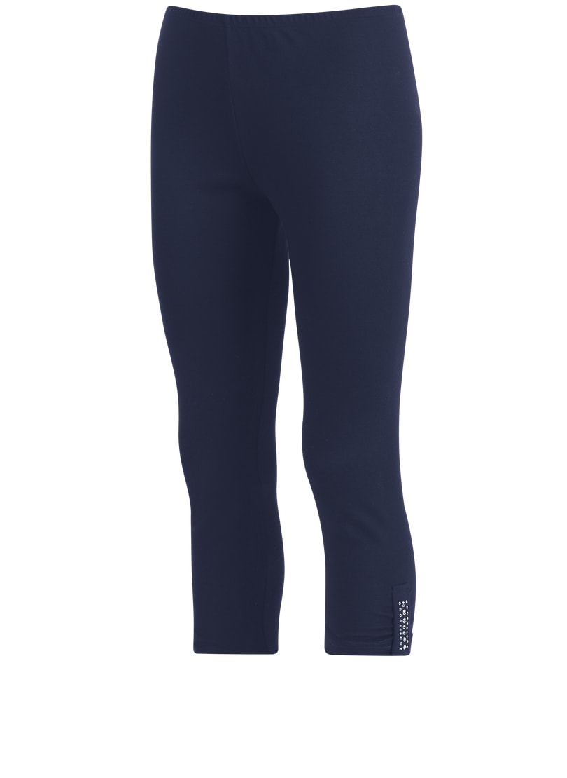 Trigema Leggings »TRIGEMA Leggings 7/8 mit Kristallsteinen«, (1 tlg.)