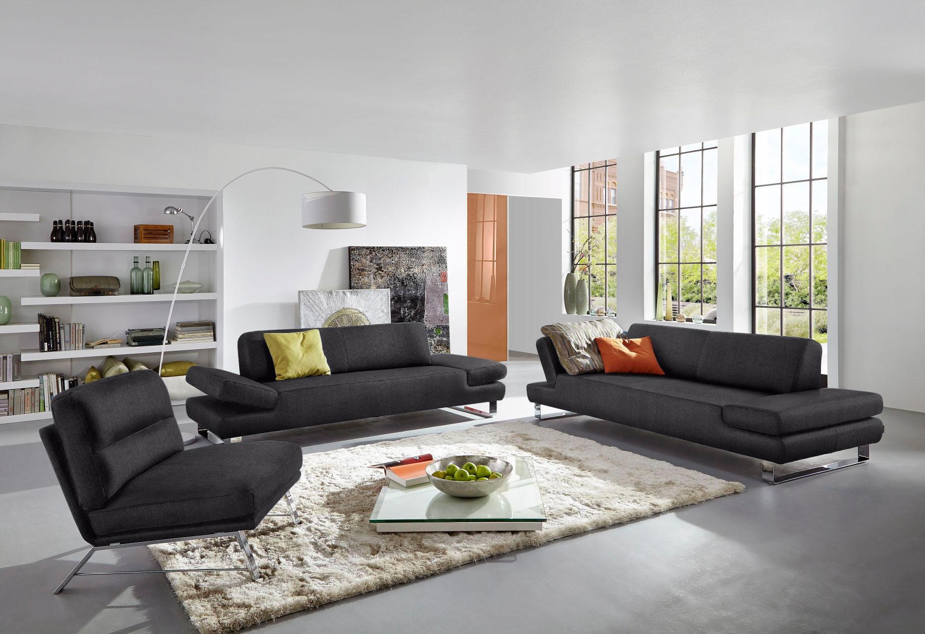 W.SCHILLIG 2-Sitzer »taboo Designsofa mit hohem Sitzkomfort«, mit Normaltiefe, inklusive Armlehnenverstellung