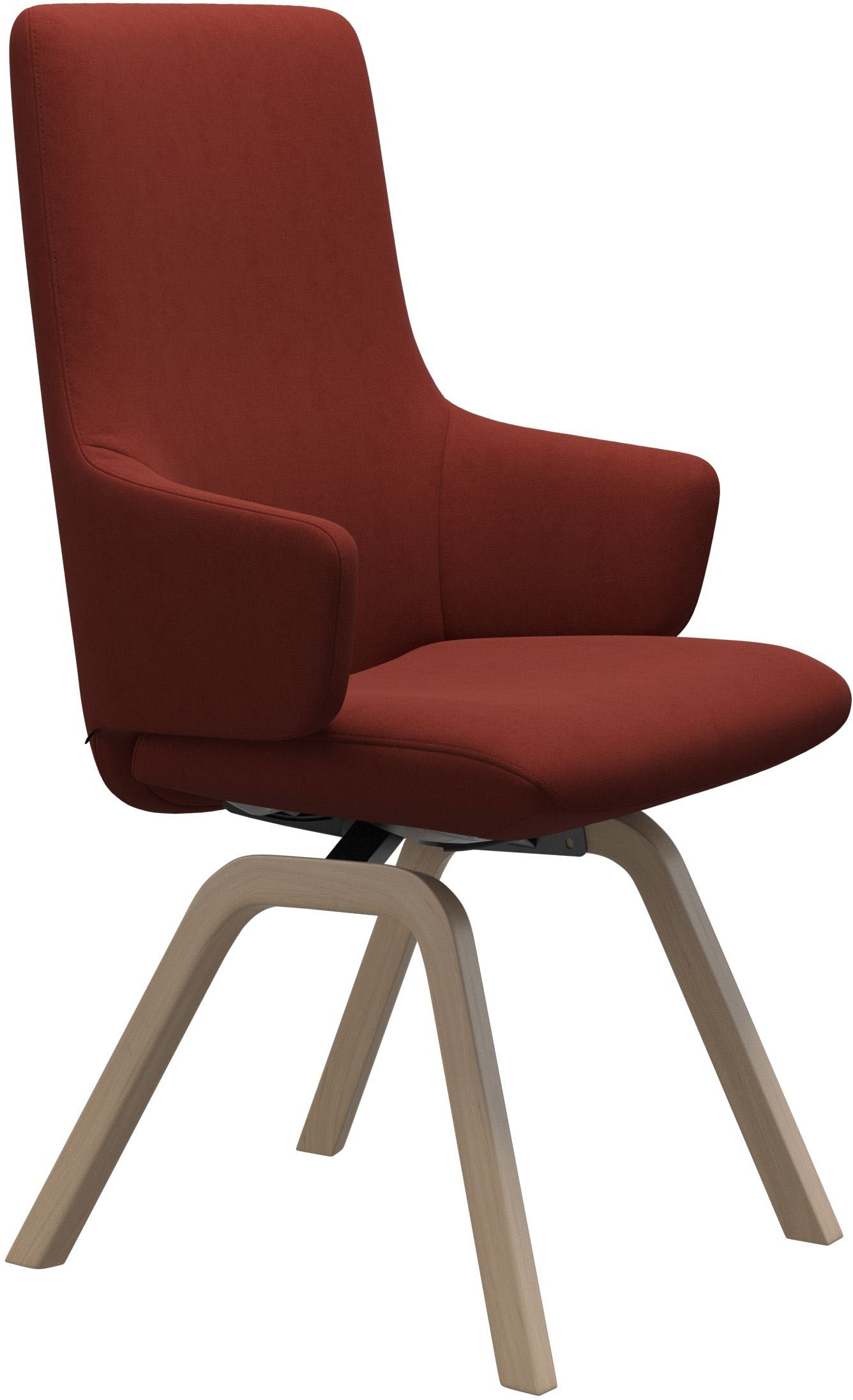 Stressless® Polsterstuhl »Laurel«, Microfaser DINAMICA, High Back mit Armlehne, Größe L, mit schräggestellten Beinen