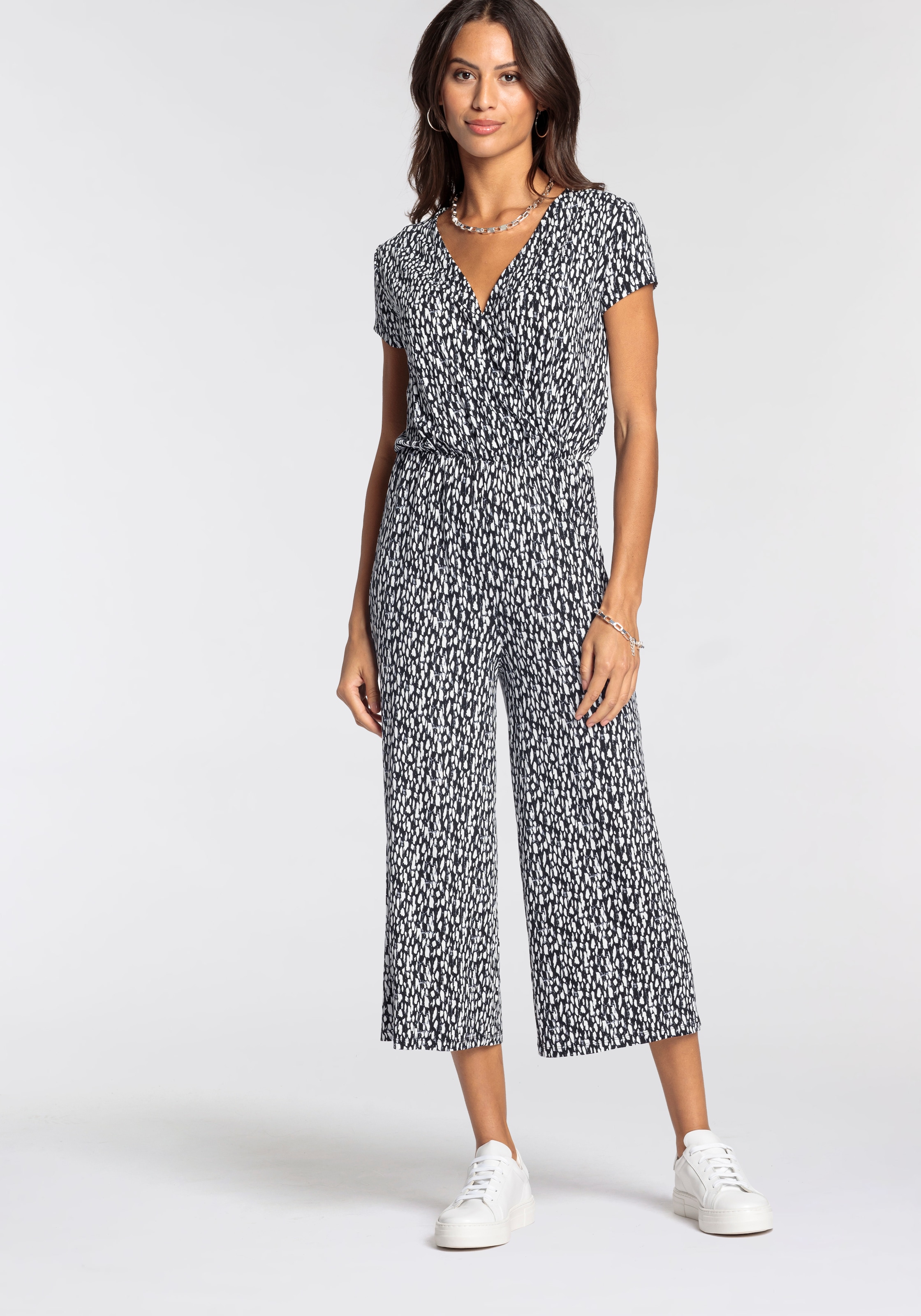 Laura Scott Jumpsuit, mit V-Ausschnitt - NEUE KOLLEKTION