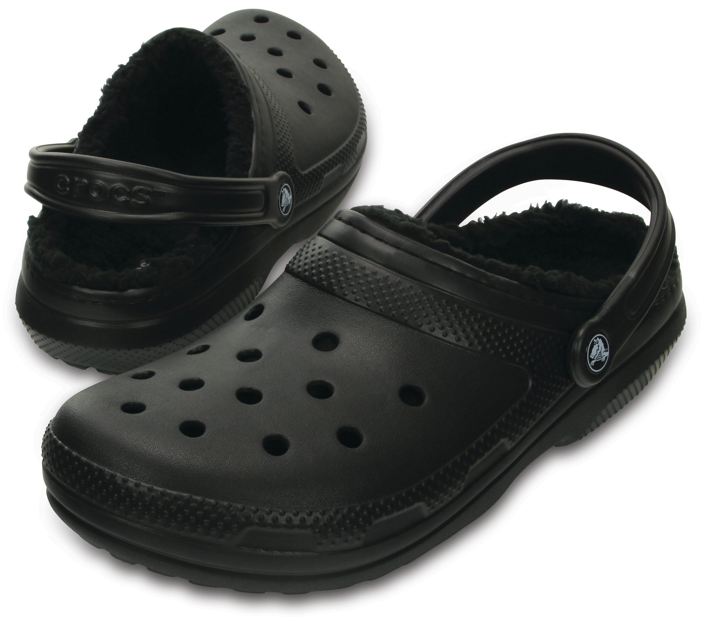 Crocs Hausschuh »Classic Lined Clog«, Gartenschuh, Schlappen, Clog, mit kuscheligem Fellimitat