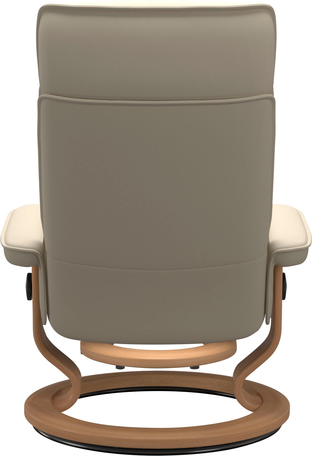 Stressless® Relaxsessel »Admiral«, (Set, Relaxsessel inkl. Hocker), mit Classic Base, Größe M & L, Gestell Eiche