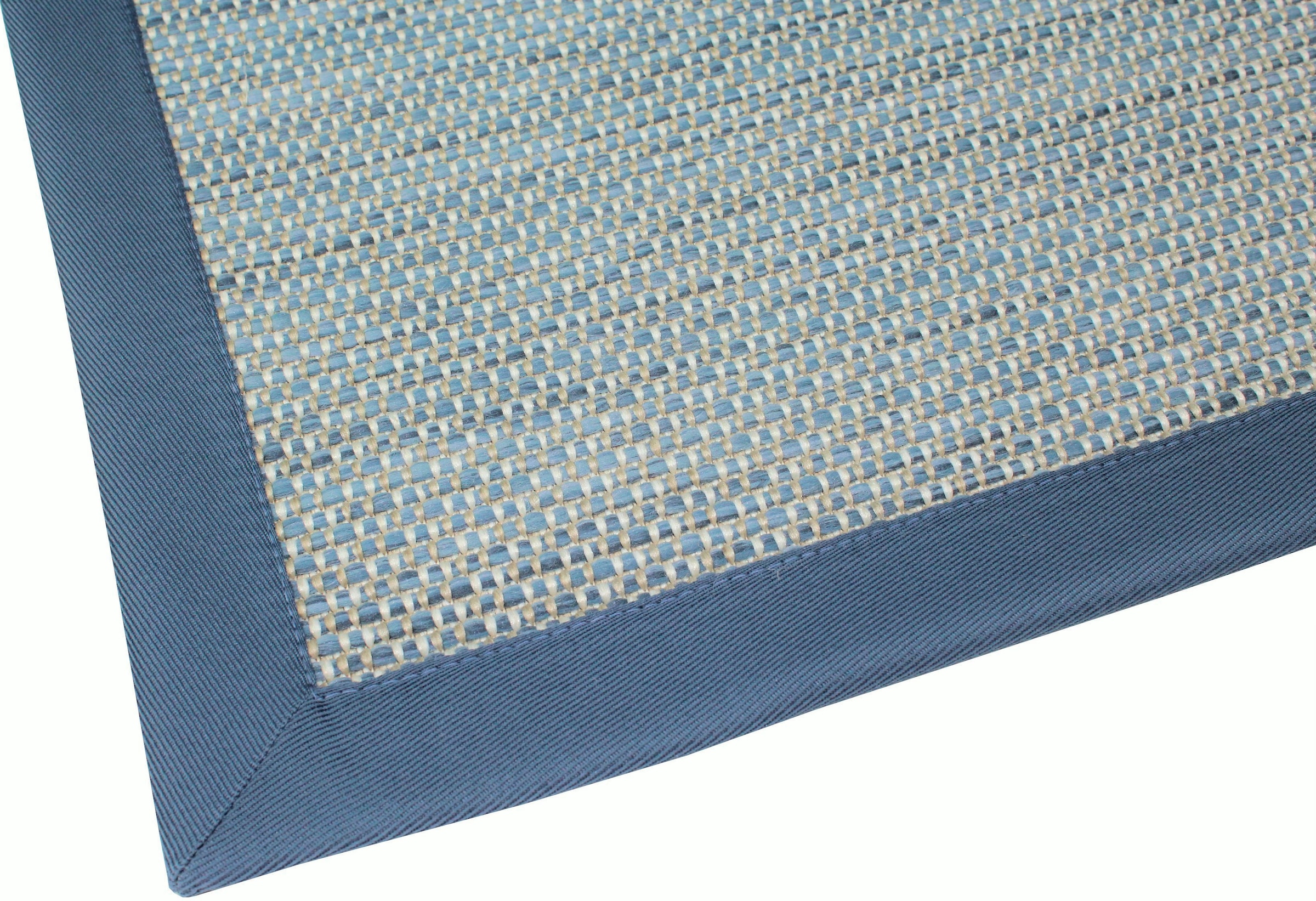 Dekowe Teppich »Naturino Color«, rechteckig, 7 mm Höhe, Flachgewebe, Sisal-Optik, mit Bordüre, In- und Outdoor geeignet