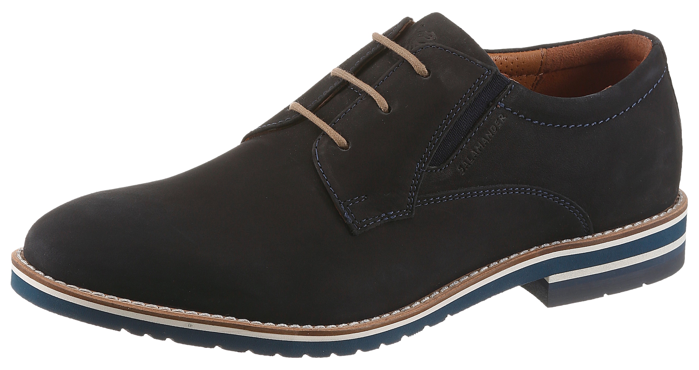 Salamander Schnürschuh  Schnürer, Business Schuh, Halbschuh mit Blockabsatz