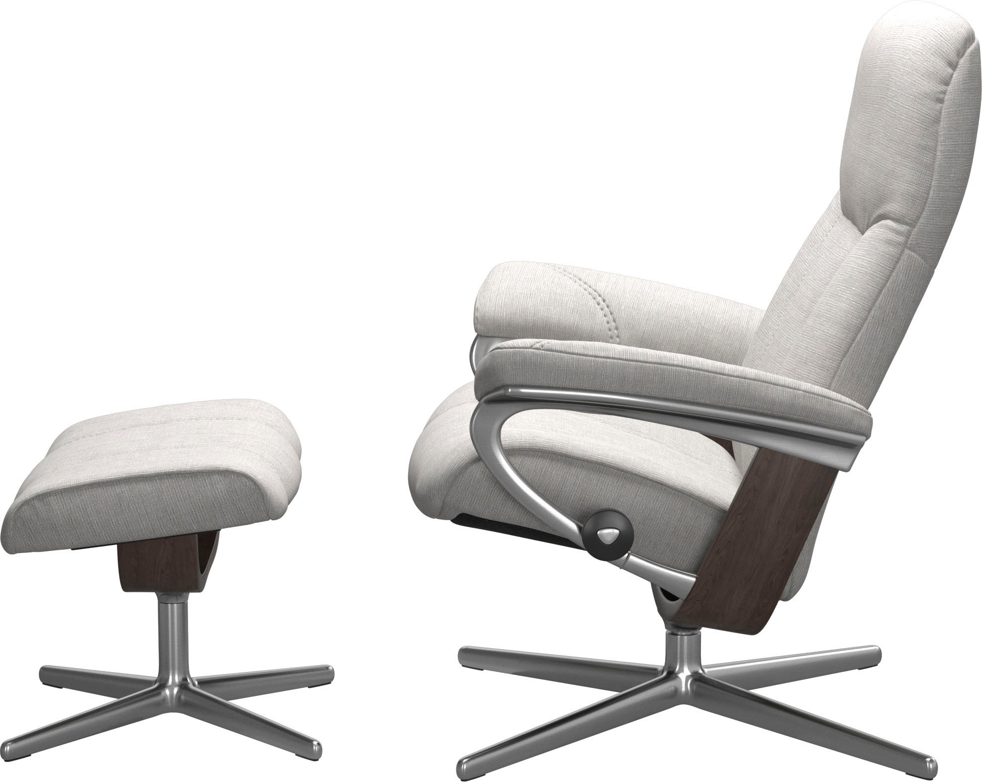 Stressless® Fußhocker »Consul«, mit Cross Base, Größe S, M & L, Holzakzent Wenge