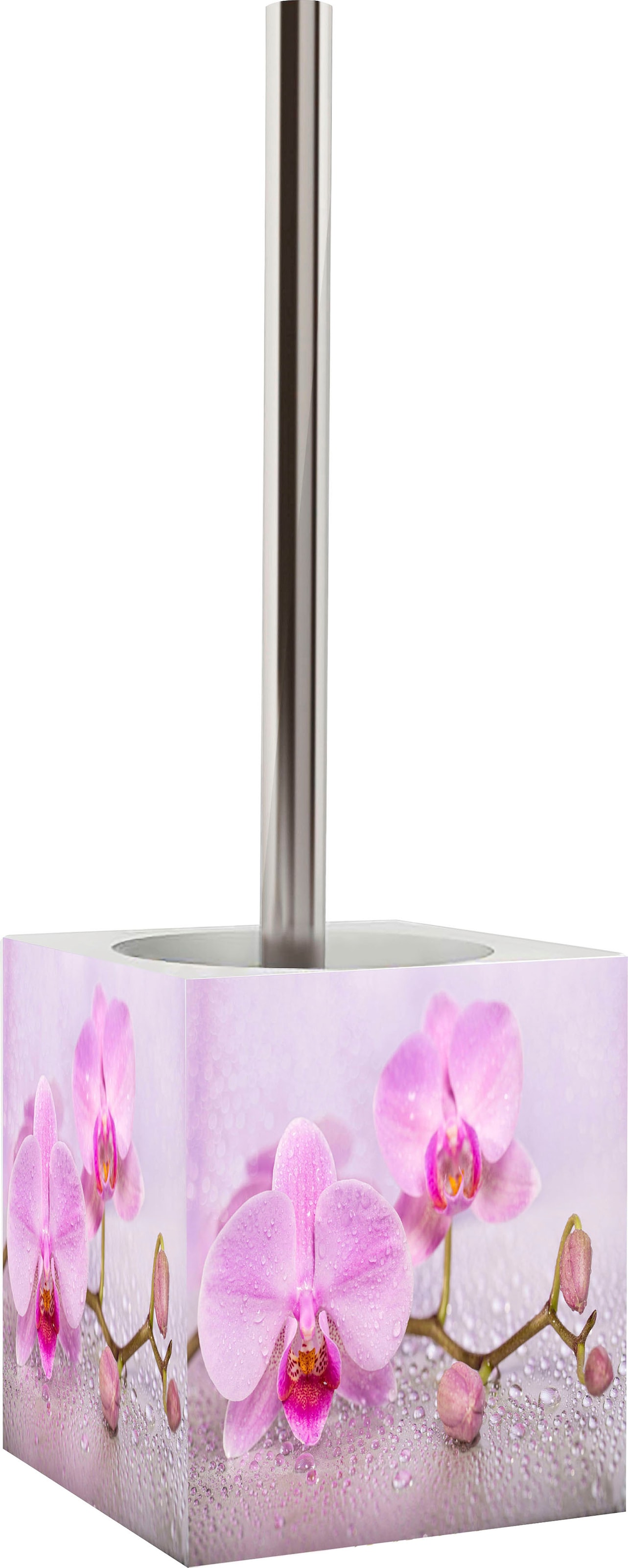 Sanilo WC-Reinigungsbürste »Blooming«, aus Kunststoff-Edelstahl, Form, online kaufen Garantie 3 auswechselbarem Bürstenkopf XXL | mit Jahren eckige mit
