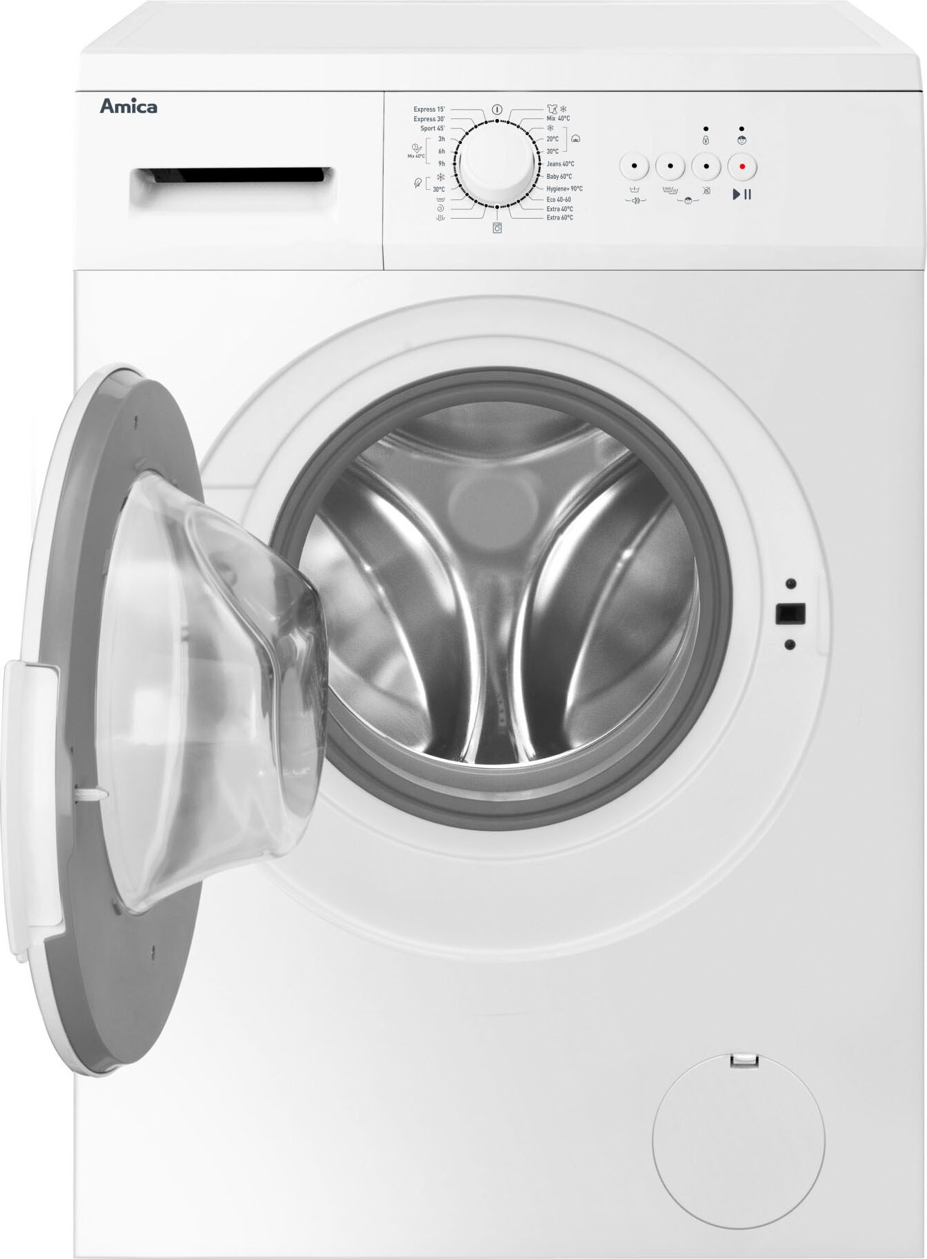 Amica Waschmaschine »WA 461 022 / PPS 61002 W«, WA 461 022 / PPS 61002 W, 6 kg, 1000 U/min