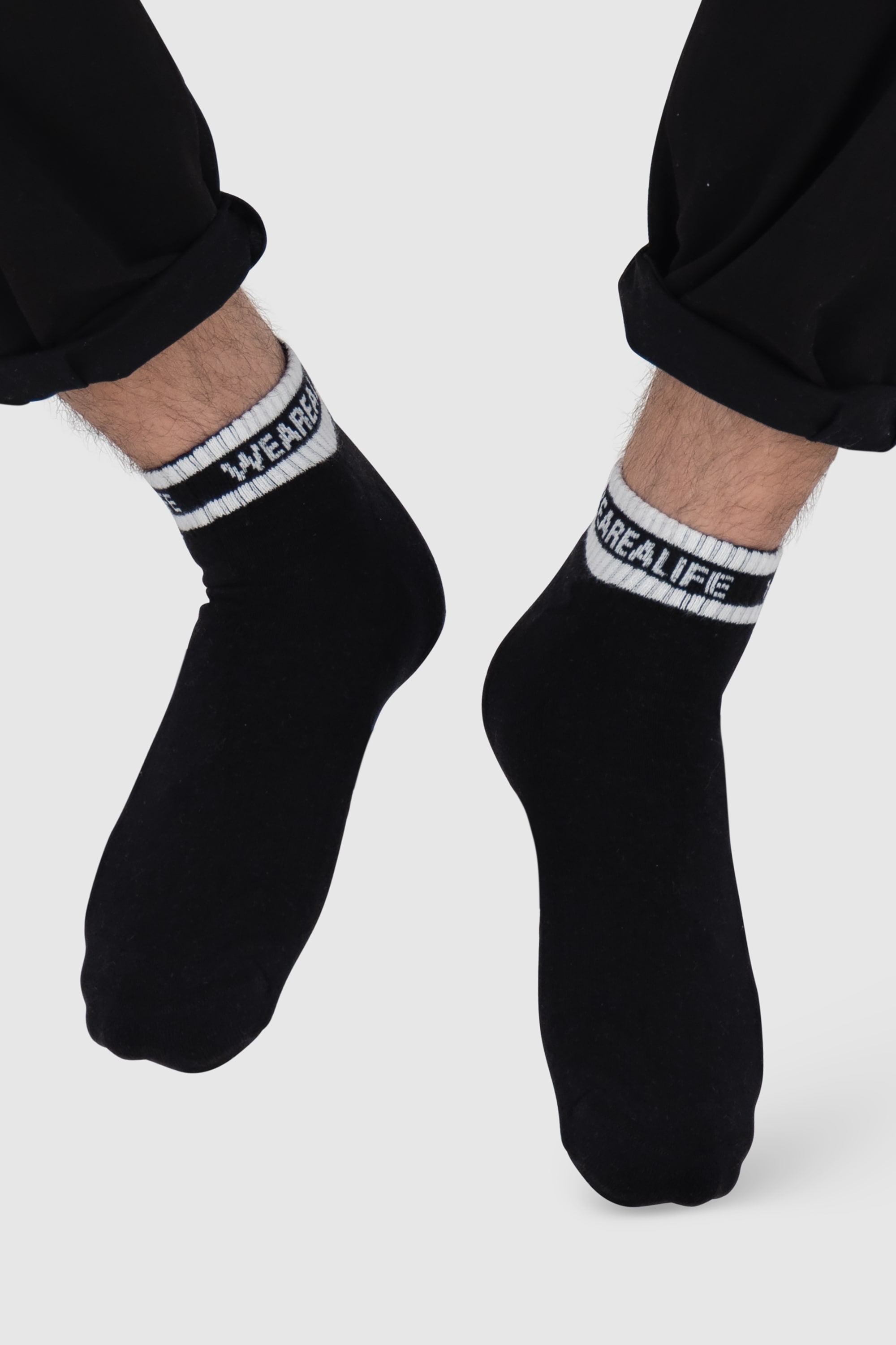 Alife & Kickin Sneakersocken kurze sportliche Socken mit Steifen, aus Baumwolle mit weichem Bund