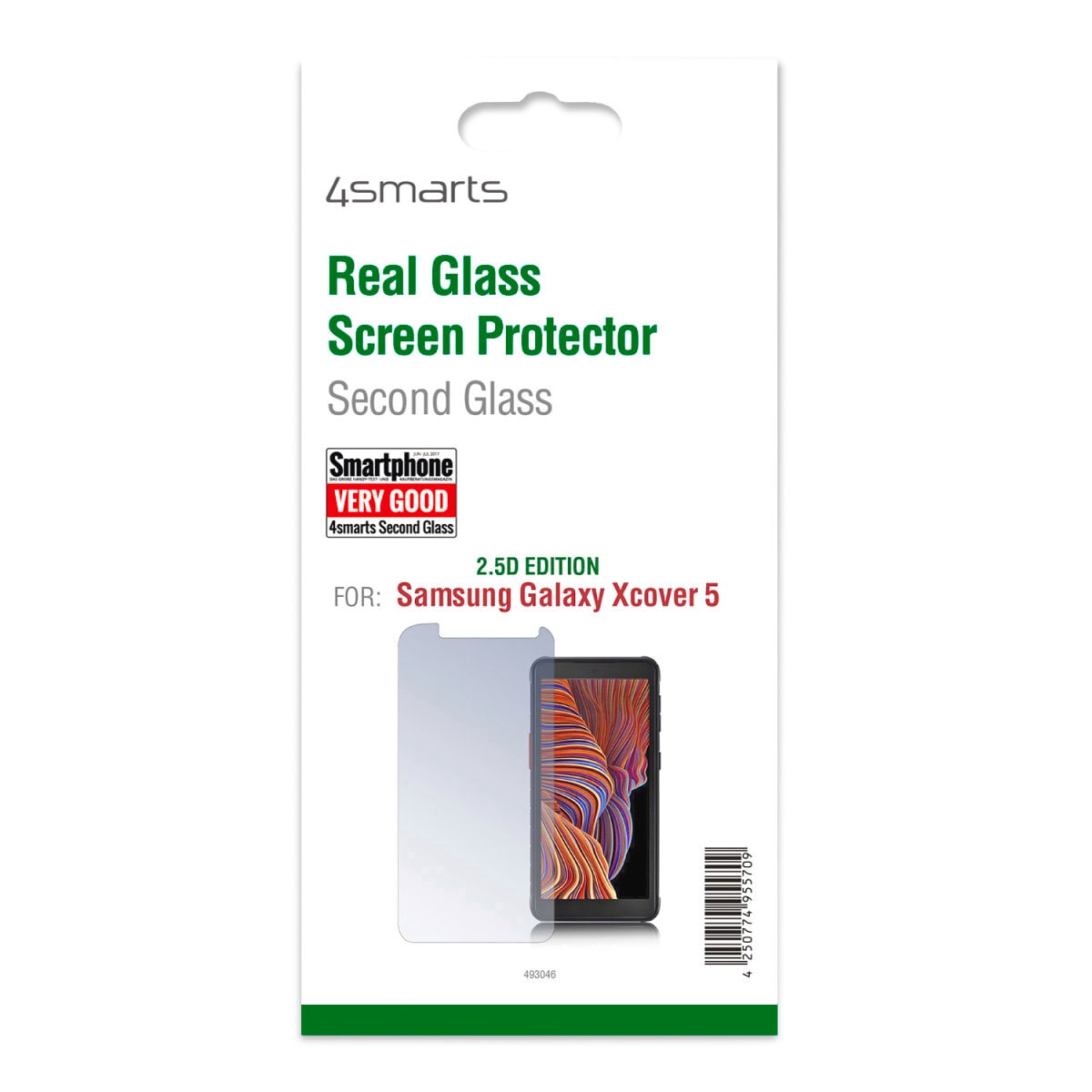 4smarts Displayschutzglas »Premium Screen Protection«, für Samsung Galaxy Xcover5, Displayschutzfolie, Schutzfolie, Bildschirmschutz, kratz- & stoßfest