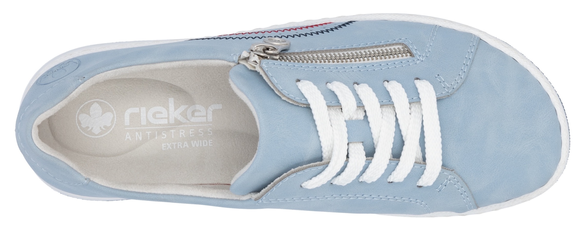 Rieker Sneaker  , Halbschuh, Schnürschuh, Freizeitschuh mit sportiver Laufsohle