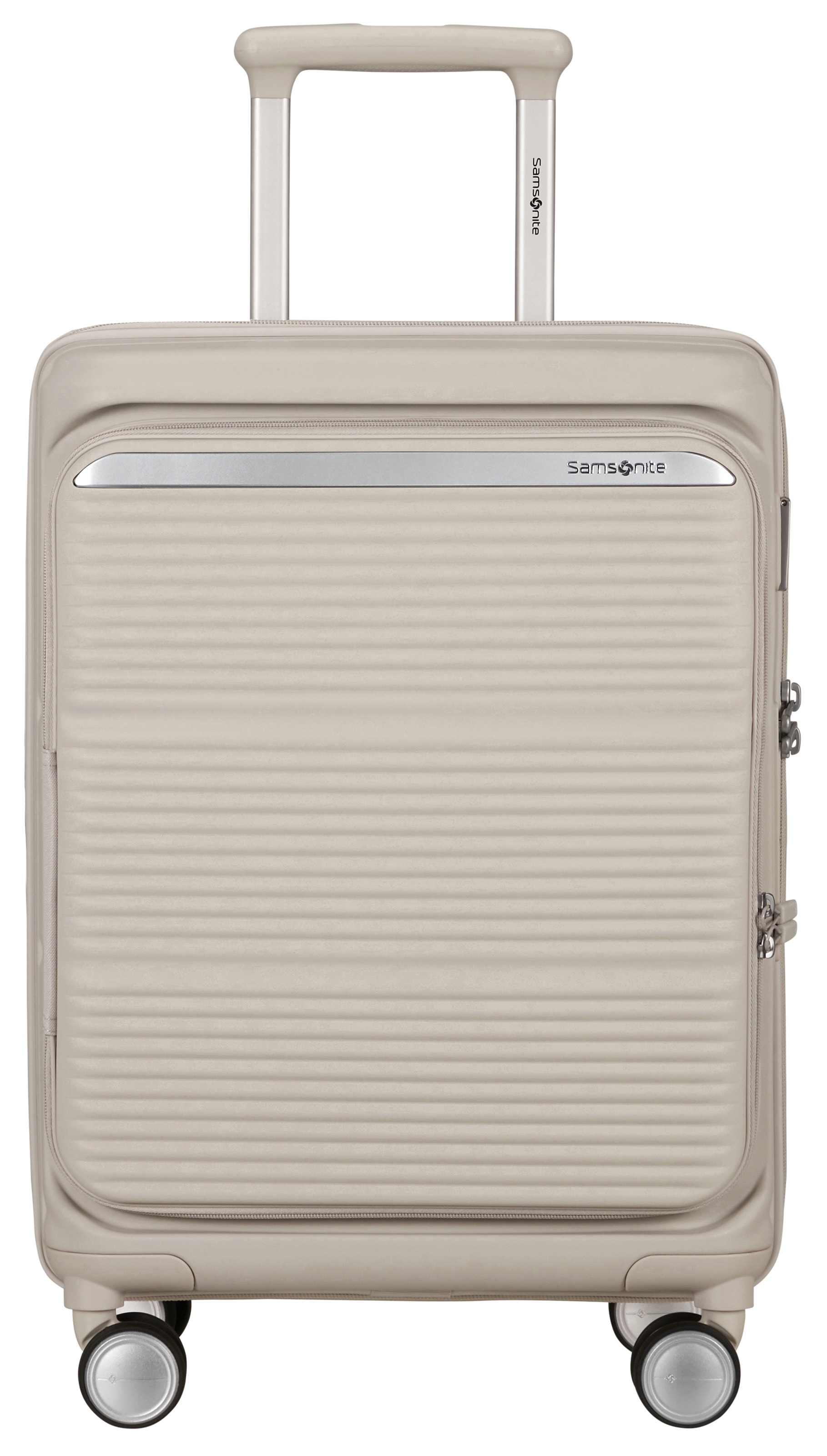 Samsonite Hartschalen-Trolley »PARALUX, verschiedene Größen und Farben« 40 l 4 Rollen Reisegepäck mit Frontfach Packwürfel Trennpolster