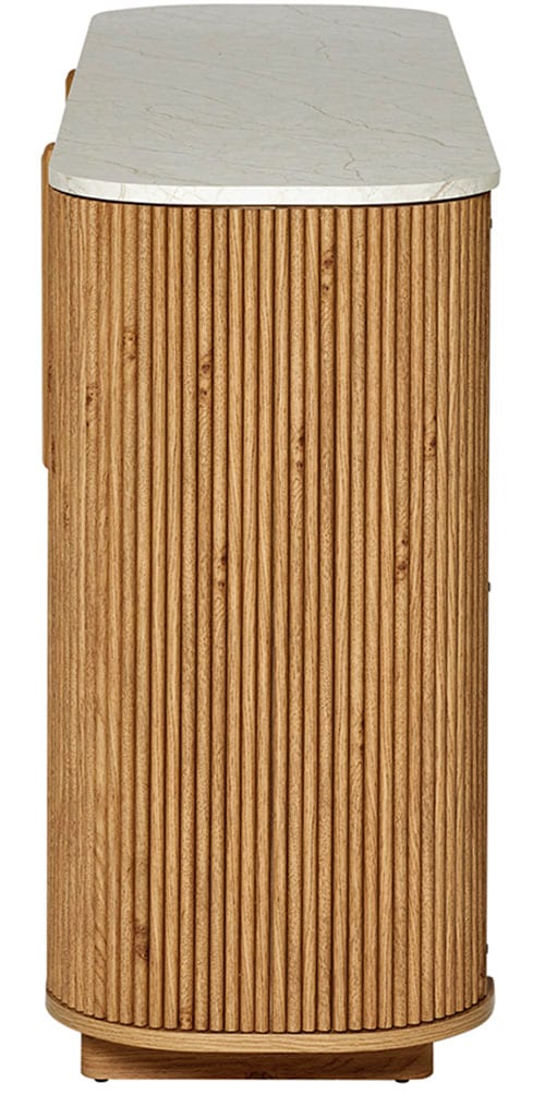 Jahnke Sideboard »STRING SB 160« 1 Stk. tlg. Sideboard, 4-türig, Marmor-Look, Breite 159,5 cm