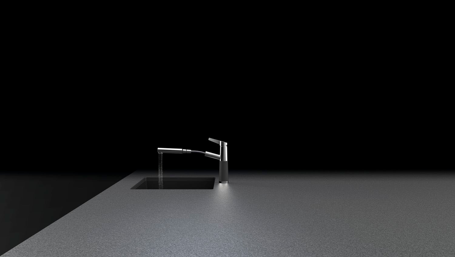 Schock Küchenarmatur »SC-510 SB« ausziehbar, Strahl-Brause, Rückflussverhinderer, Schwenkbereich 120°