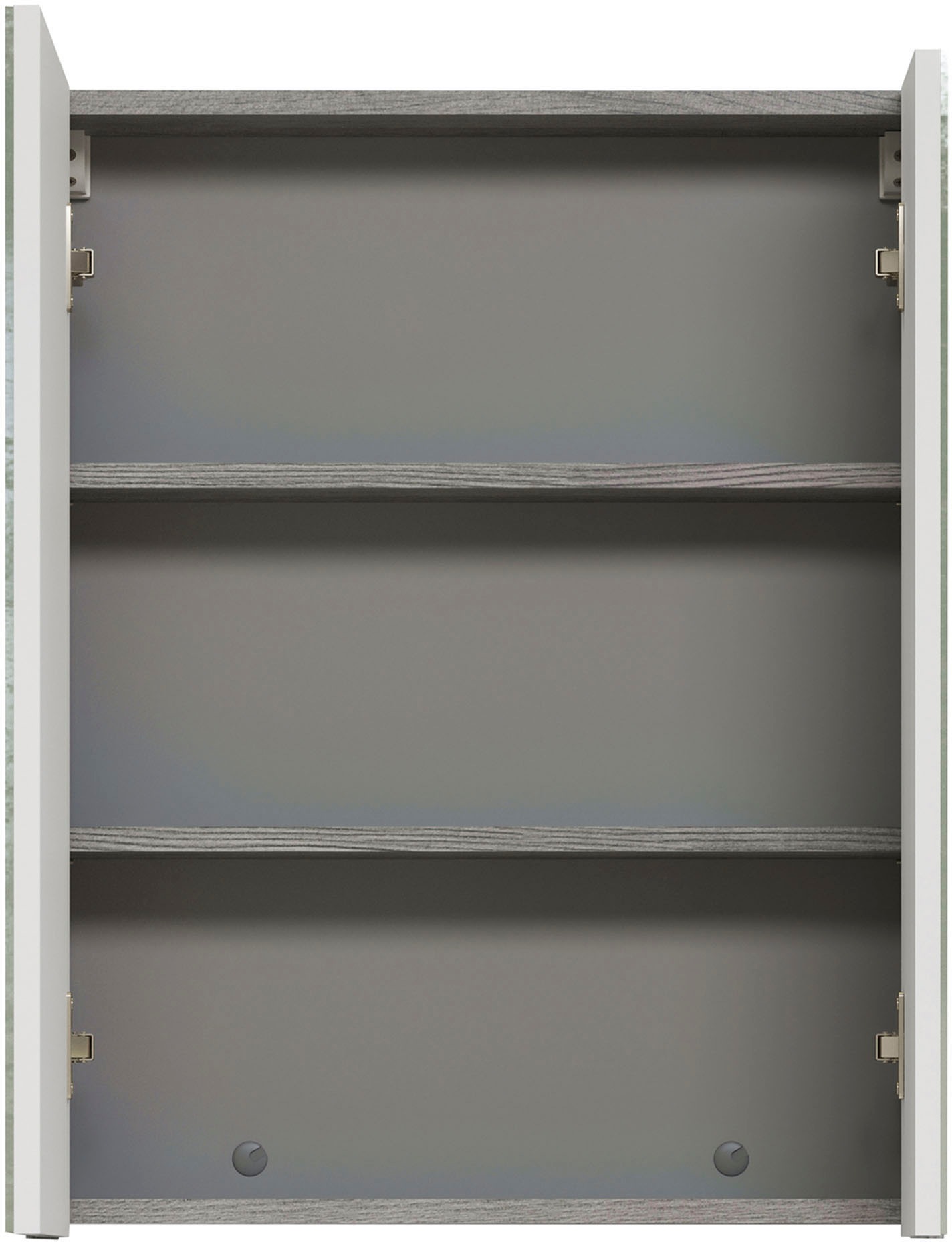 welltime Spiegelschrank »Ravenna«, Badezimmerschrank mit 3 Fächern - Maße (B/T/H) 60/16/75 cm