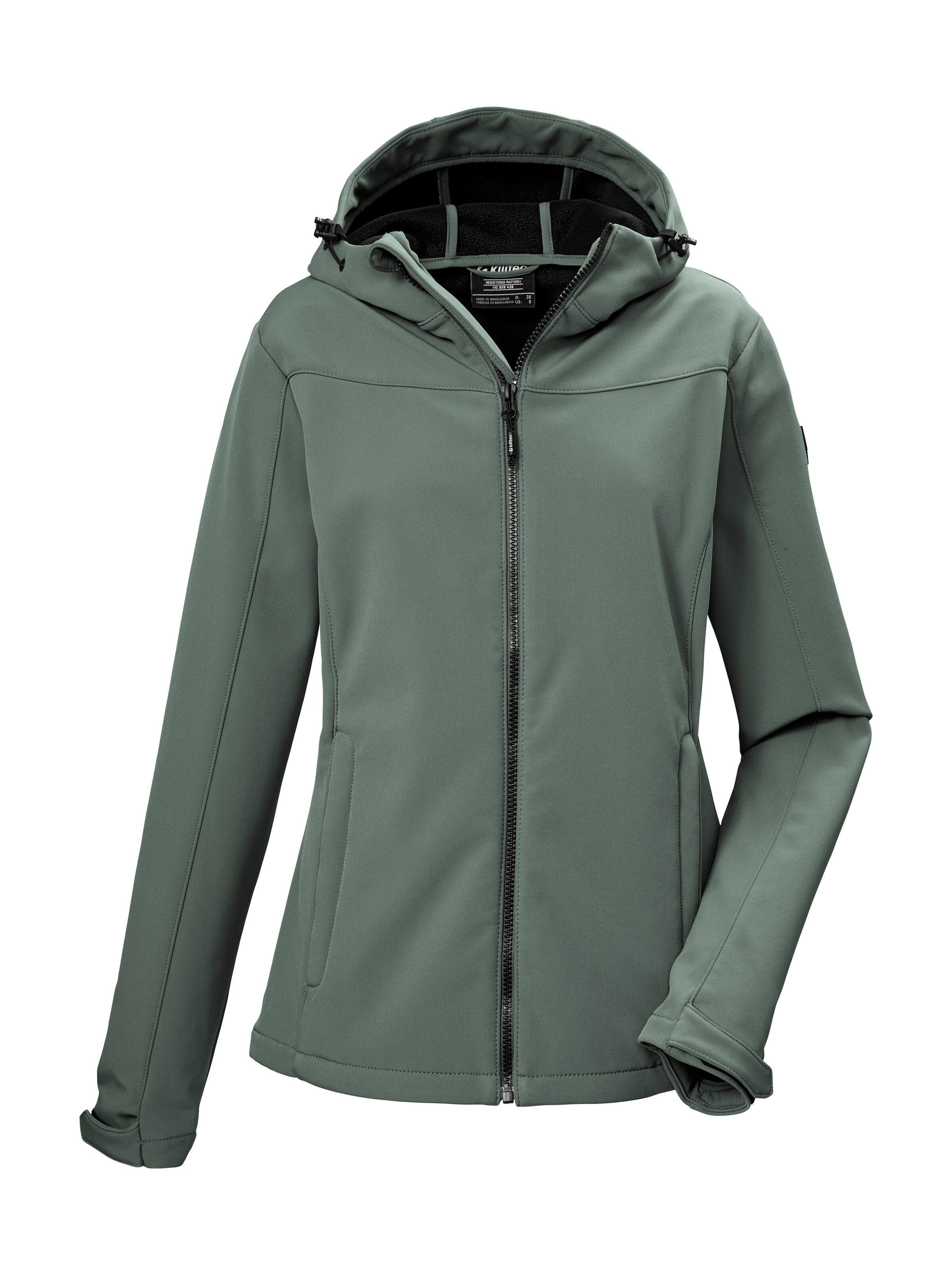 Killtec Softshelljacke »KOS 481 WMN SFTSHLL JCKT« Wind- u wasserabweisend, verstellbare Kapuze