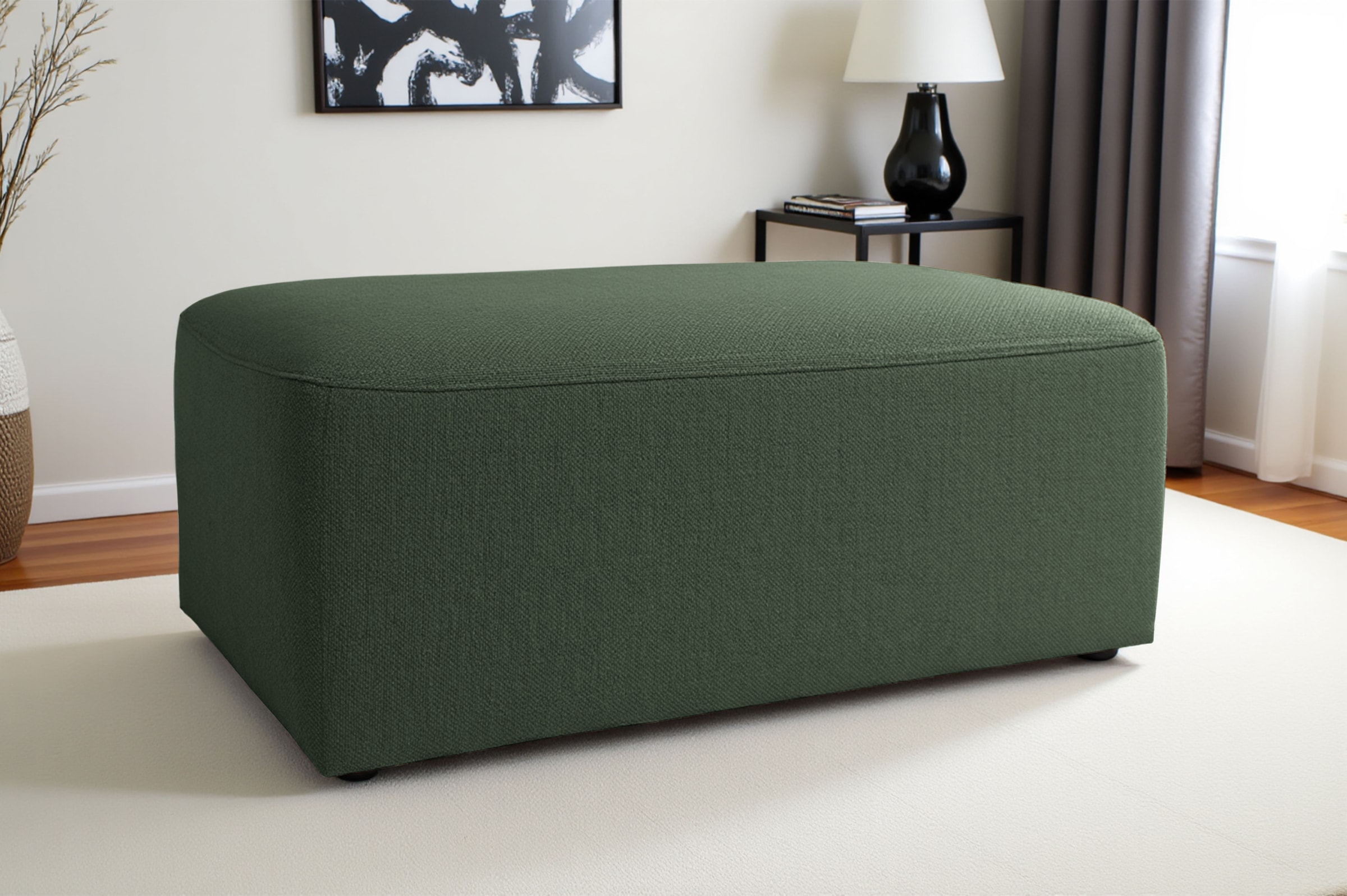 INOSIGN Polsterhocker »Koa, Hocker, passend zur Modulserie KOA«, in Webstoff, weicher Lounge-Sitzkomfort