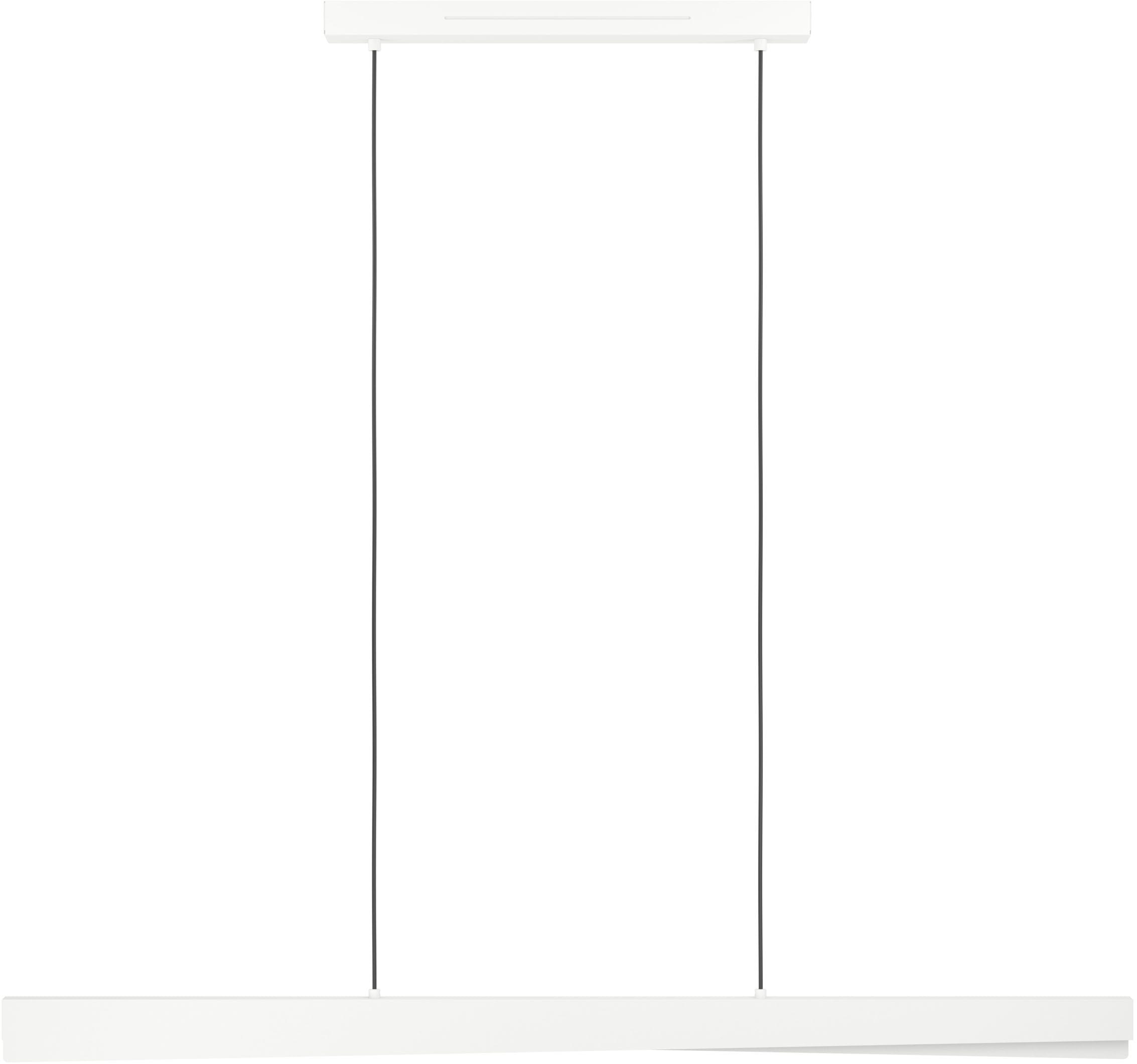 EGLO Hängeleuchte »BOLOGNANO-Z Pendellampe - Alu, Stahl - LED - 19W - IP20« LED-Modul 1 Stk. Kaltweiß | Neutralweiß | RGB | Warmweiß Hängelampe, Deckenlampe, Wohnzimmer, Esszimmer, L117 x B7 x H110 cm