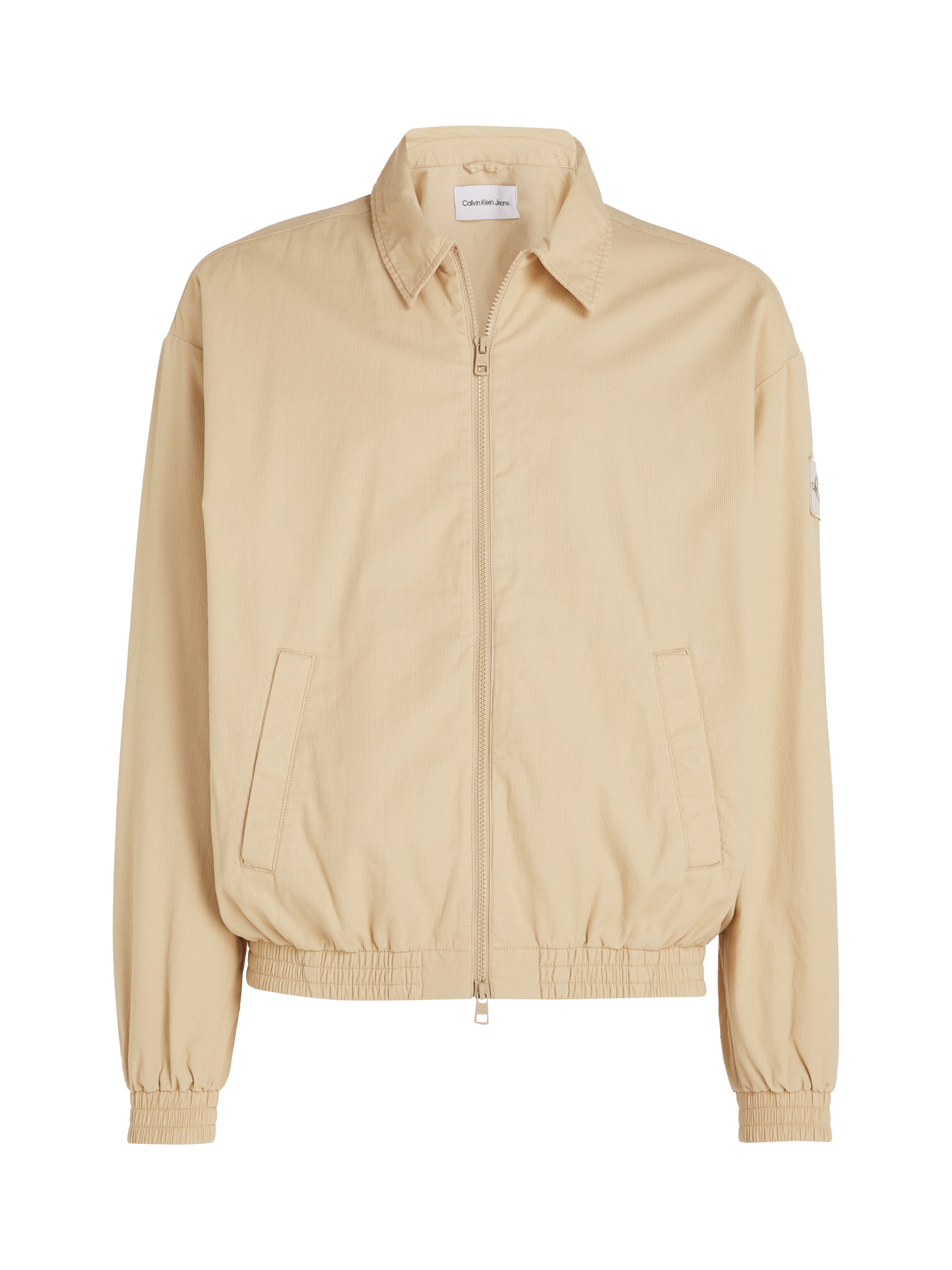 Calvin Klein Jeans Collegejacke »LINEAR TEXTURE HARRINGTON«, mit Logoprägung