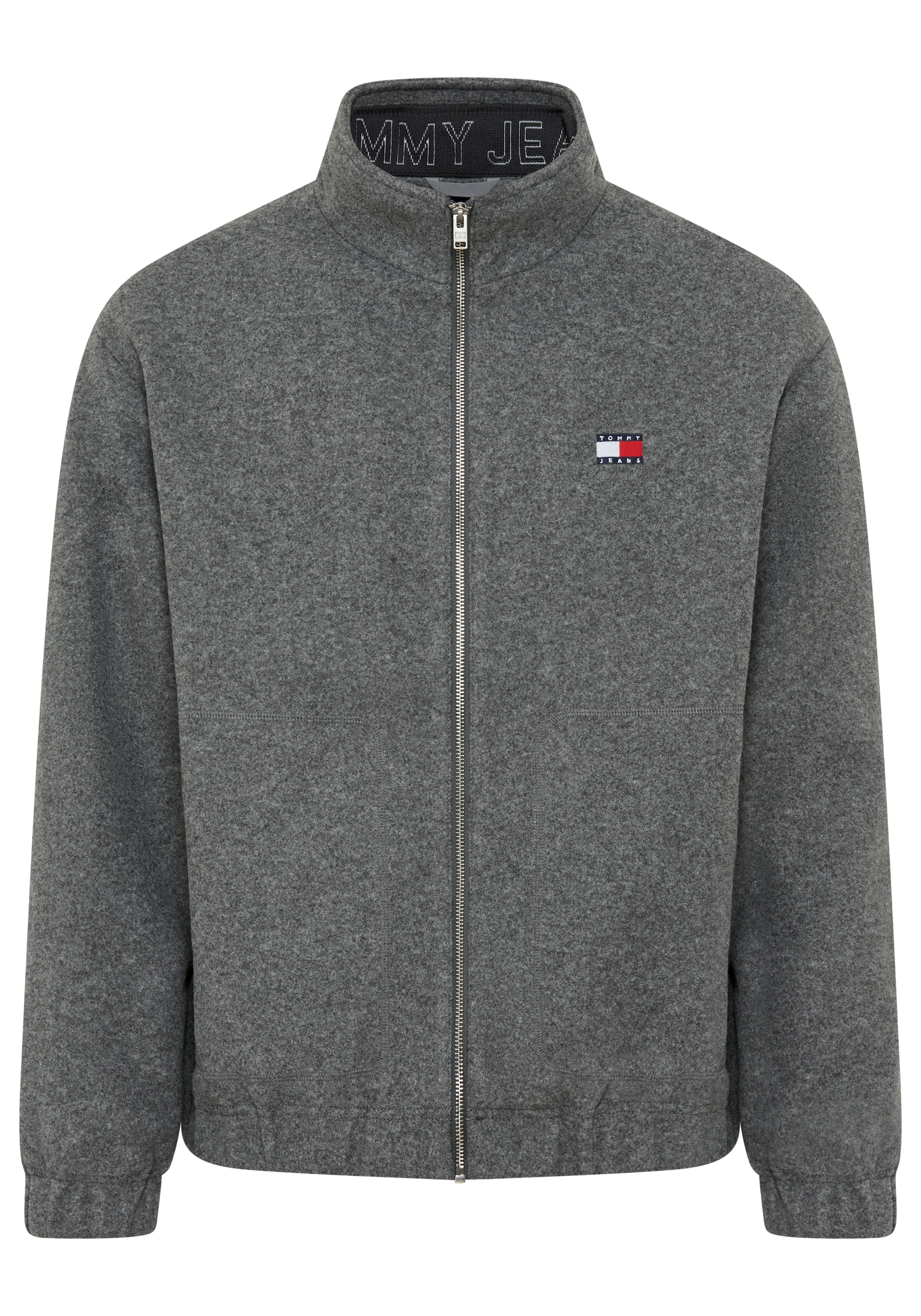 Tommy Jeans Fleecejacke »TJM ESSENTIAL WOOL PADDED« relaxed fit, Stehkragen