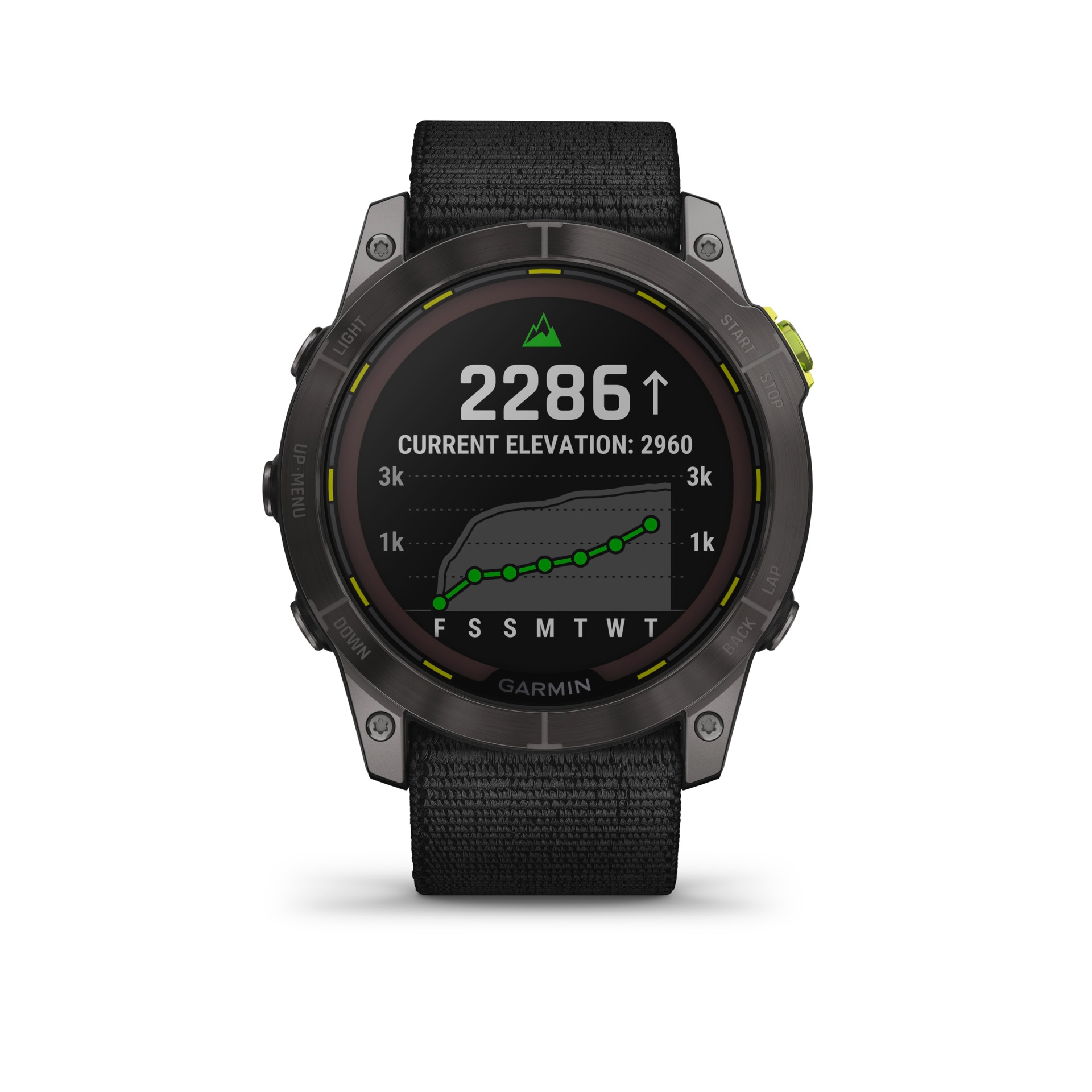 Garmin Smartwatch »Enduro 2 mit UltraFit-Armband«, (3,6 cm / 1,4 Zoll), 32 GB, Solarladung