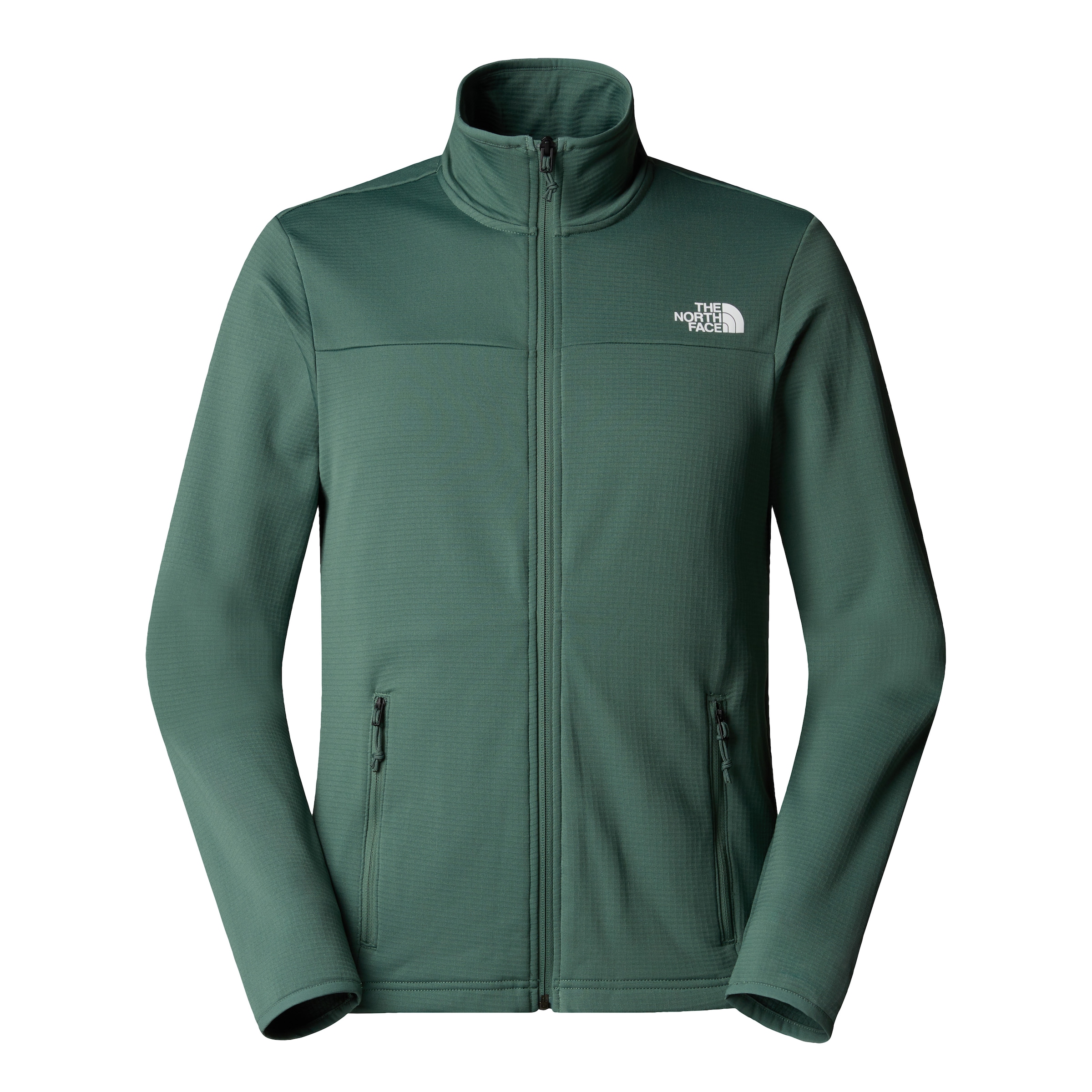 The North Face Fleecejacke »Cedar Trail Grid Fleece Jacke mit durchgehendem RV für Herren«, (1 St.)
