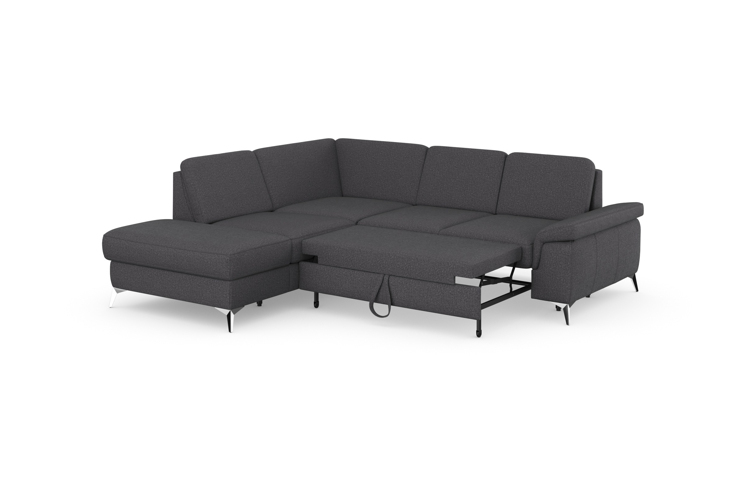 sit&more Ecksofa »Padua L-Form«, inklusive Sitztiefenverstellung, Armteilfunktion und Federkern