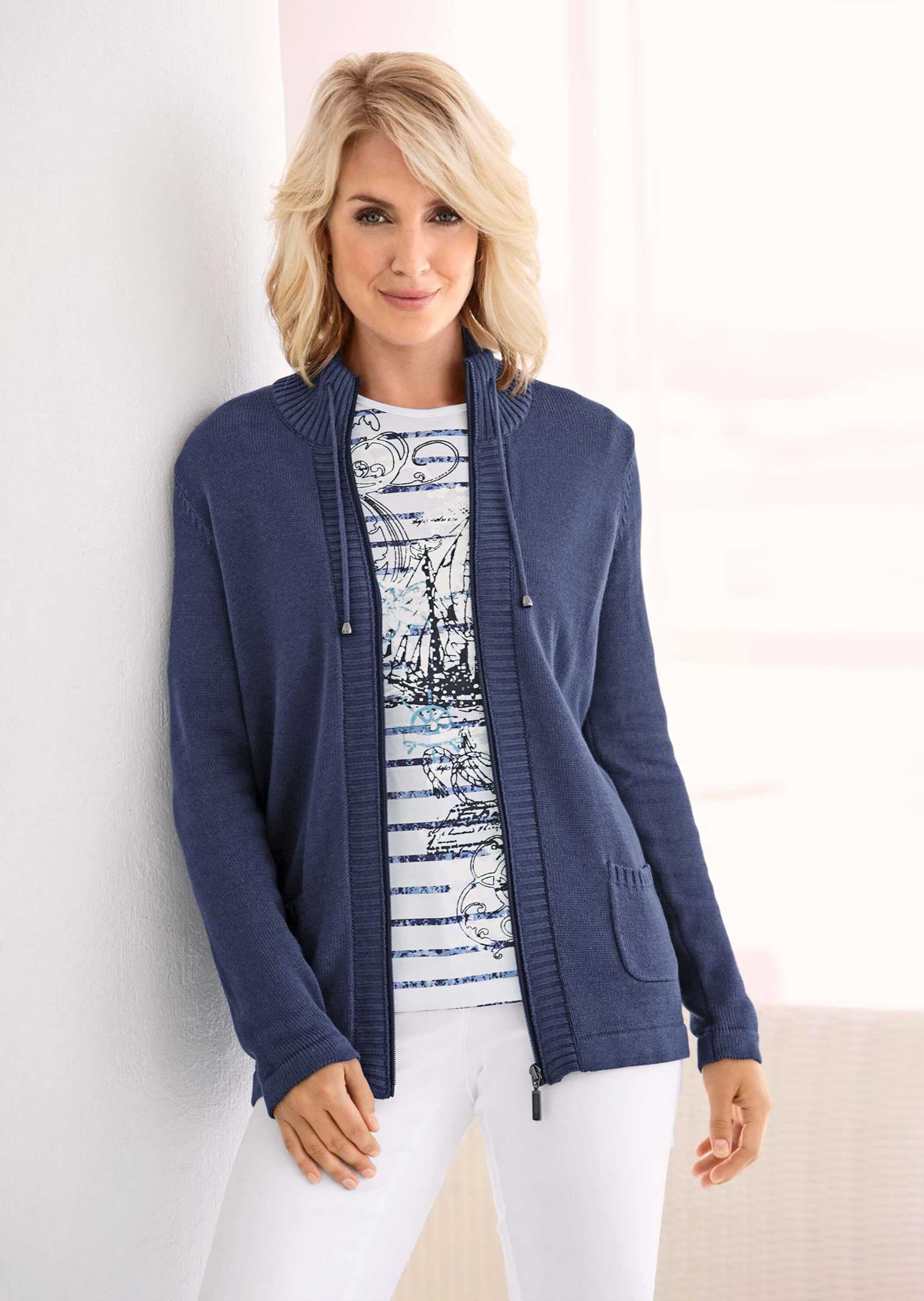 GOLDNER Strickjacke »Sportliche Strickjacke«