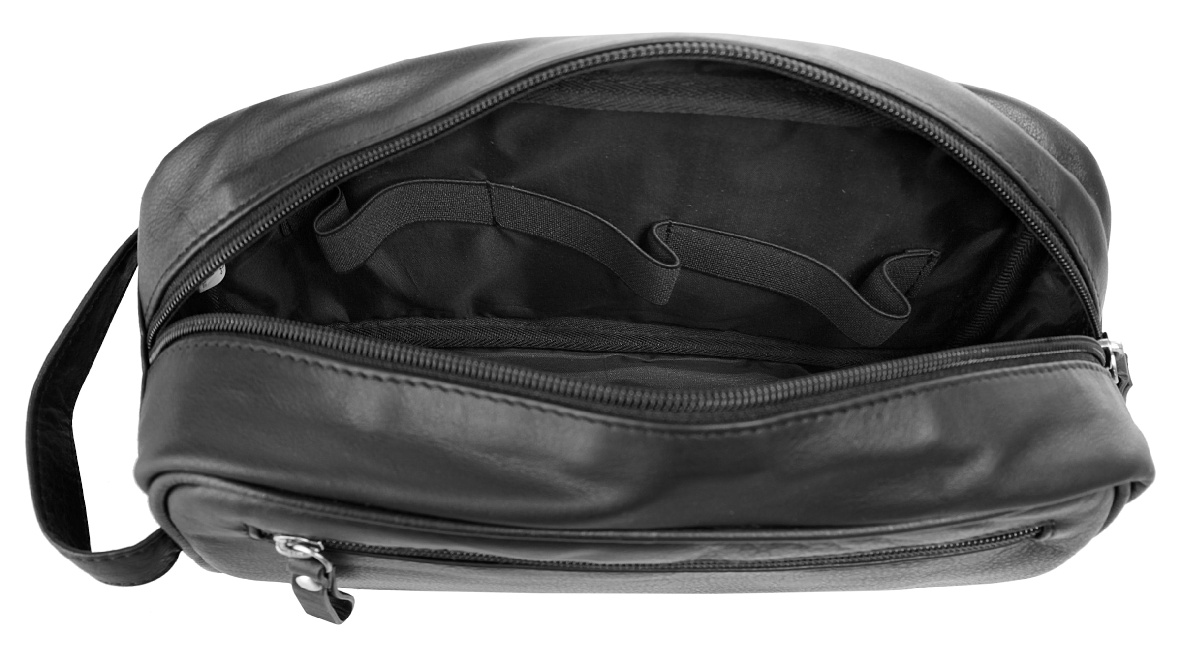 BODENSCHATZ Kulturbeutel echt Leder