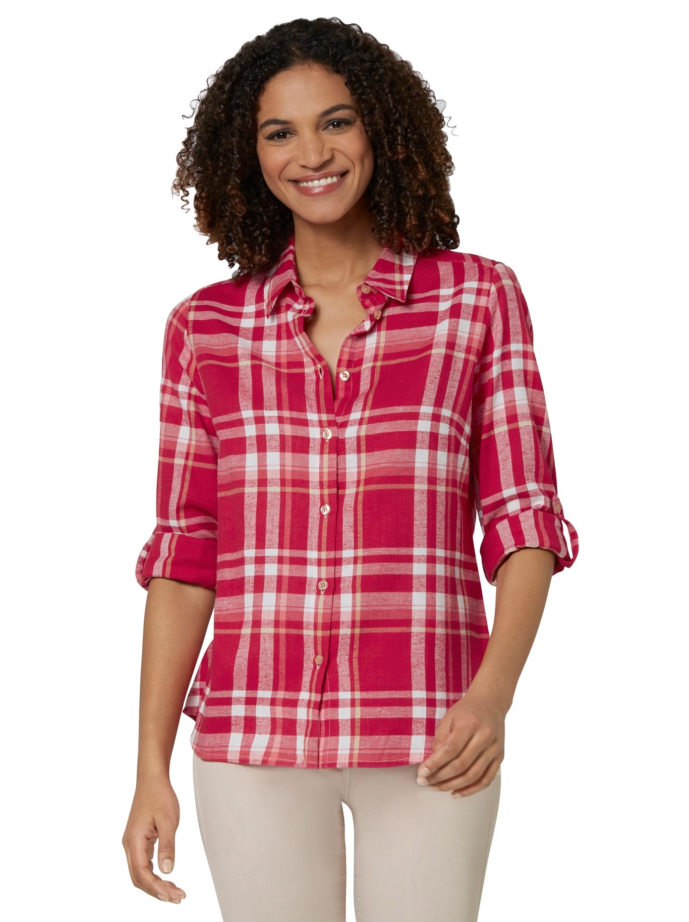 ♕ bei Looks Casual Flanellbluse