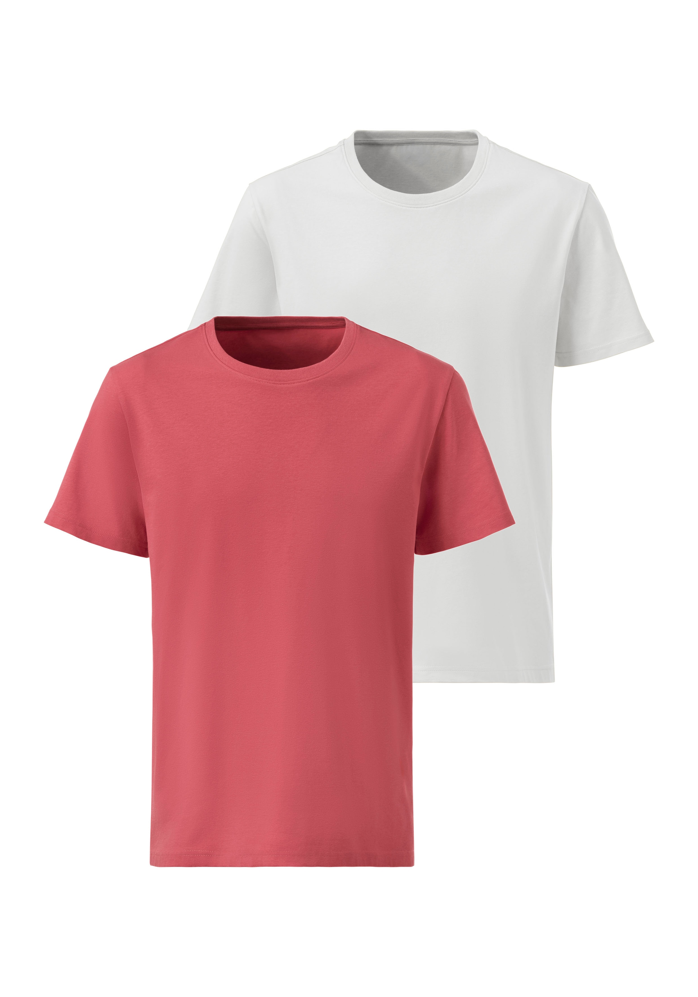 AUTHENTIC LE JOGGER T-Shirt, (Packung, 2), Freizeitshirt aus 100% Baumwolle