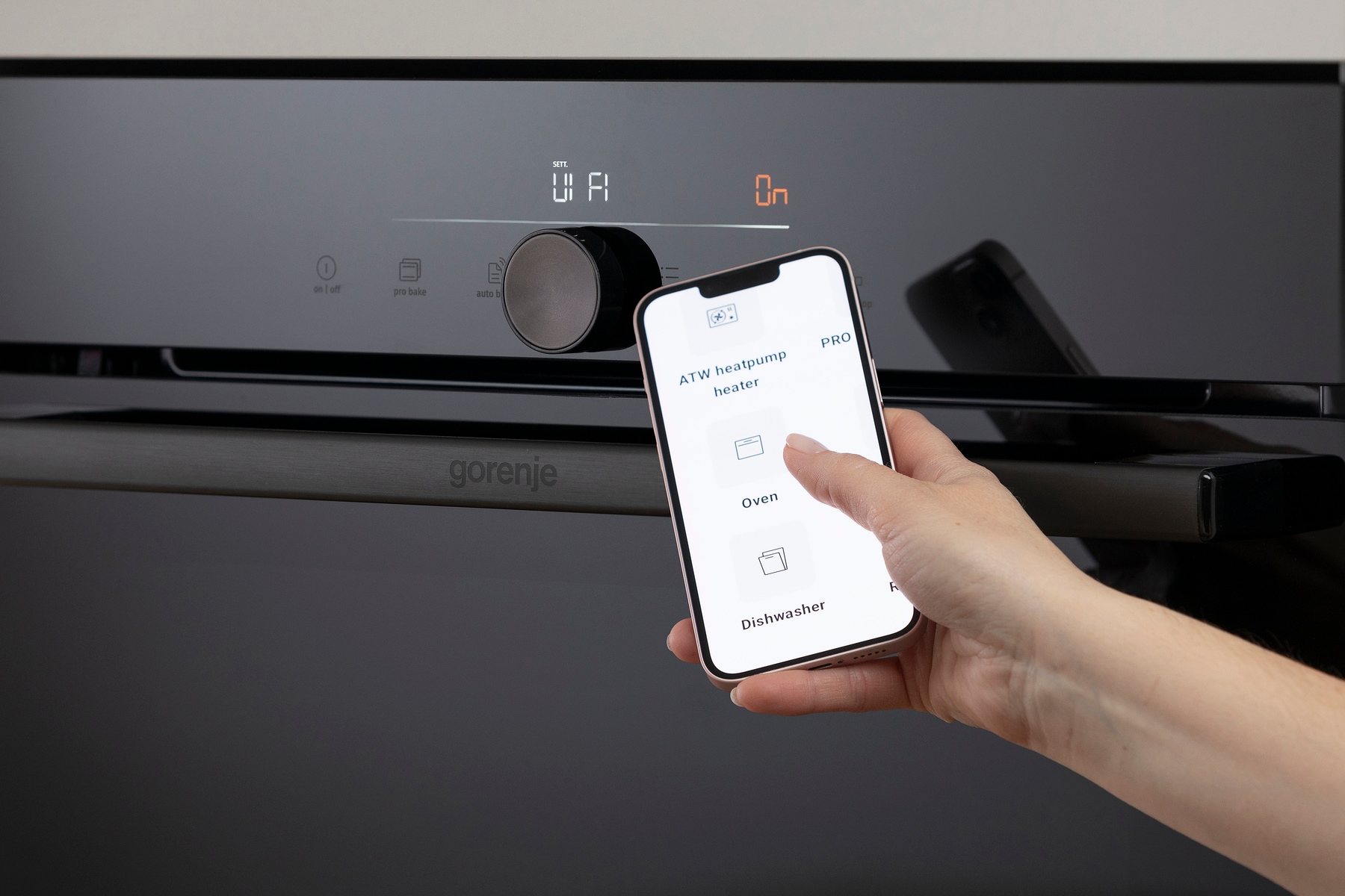 GORENJE Pyrolyse Backofen  »GO66E PIZZA350C«, mit Vollauszug, Pyrolyse-Selbstreinigung, PizzaPlus: In 3:30 Min. bei 350 °C die perfekte Pizza zuhause backen