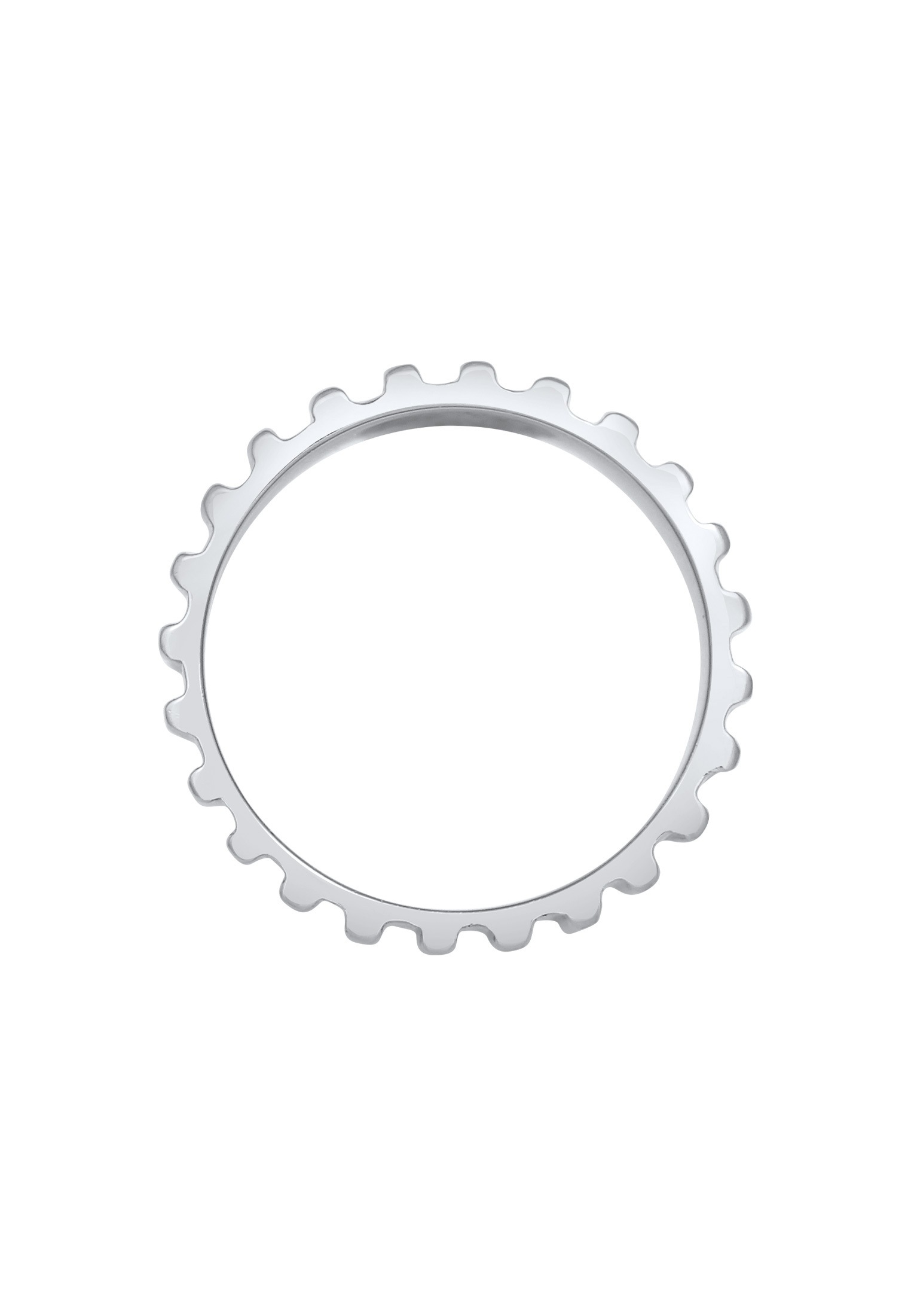 Elli Premium Silberring »Ring Bandring Relief Rillen Trend Breit 925 Silber«